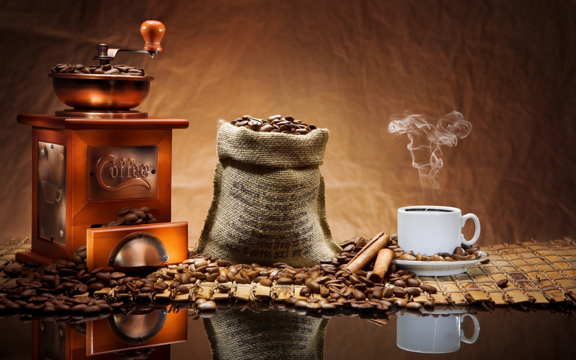 Coffee grinder and coffee