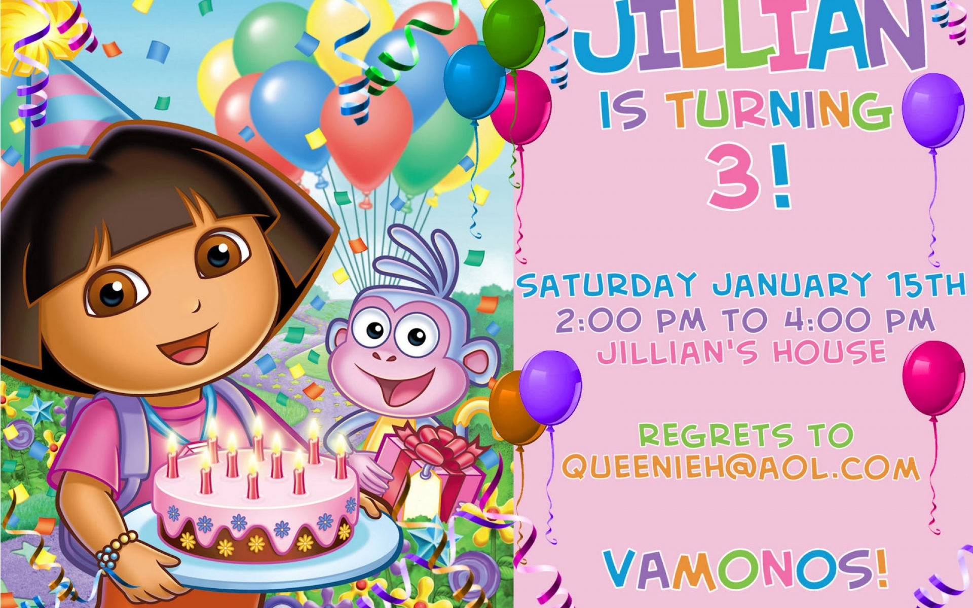 Детская поздравительная открытка