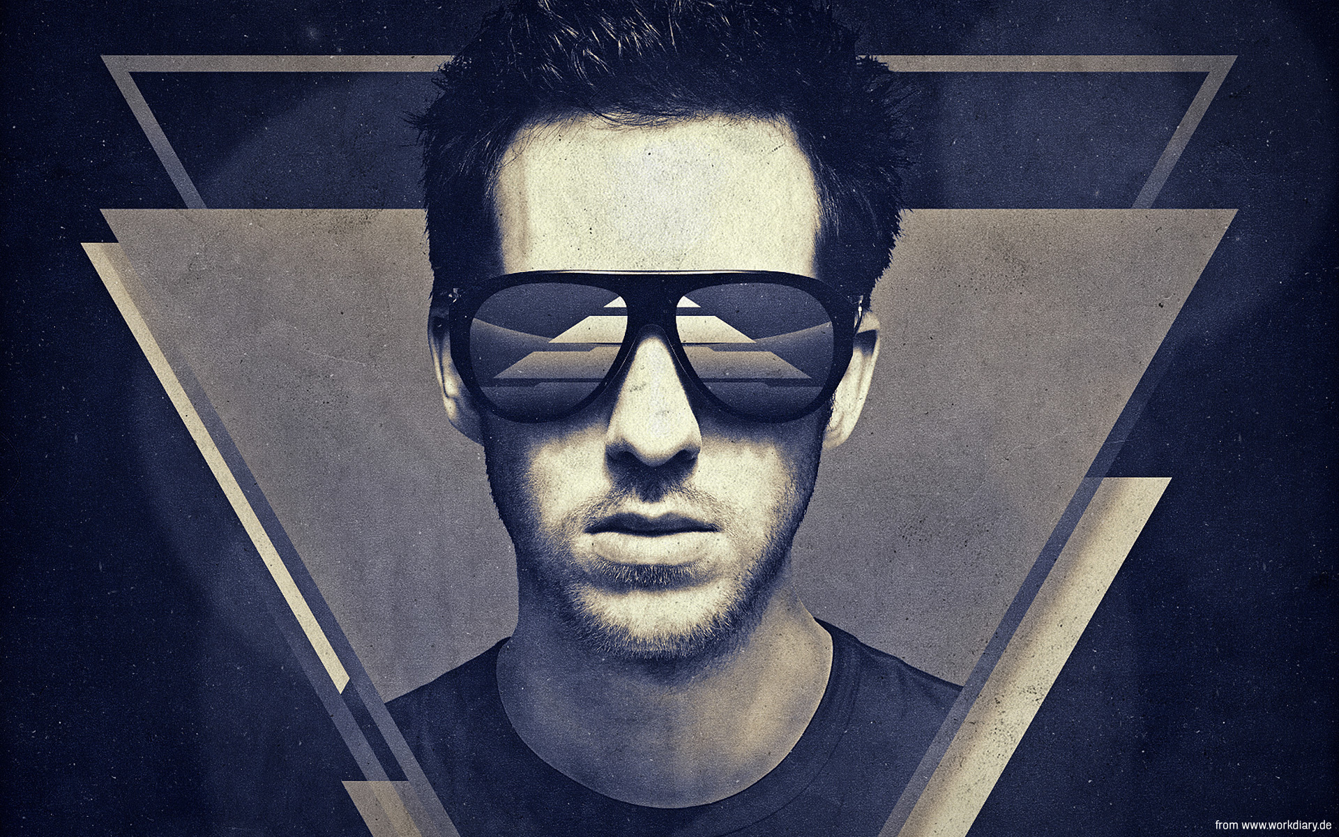 Calvin Harris в очках