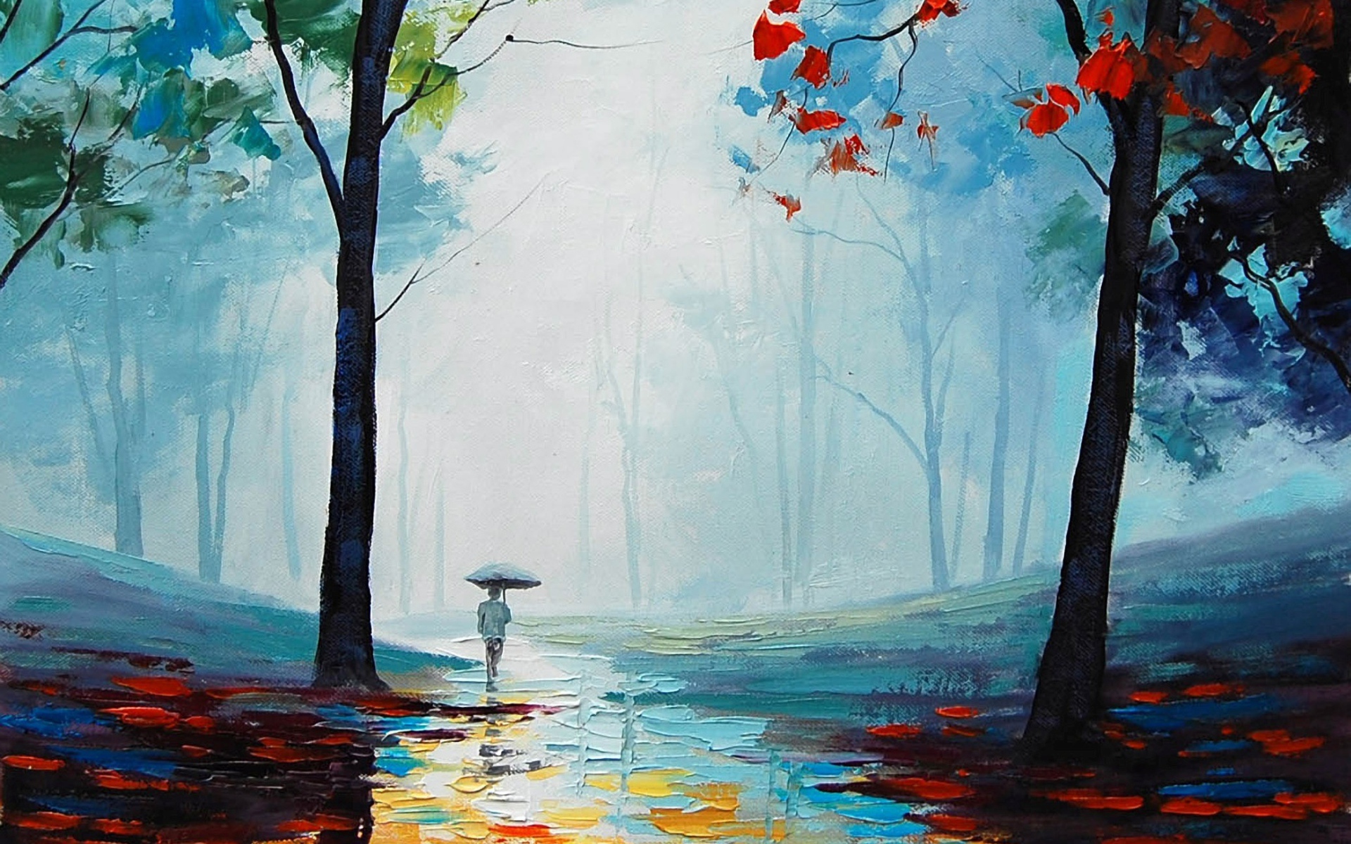 the autumn rain