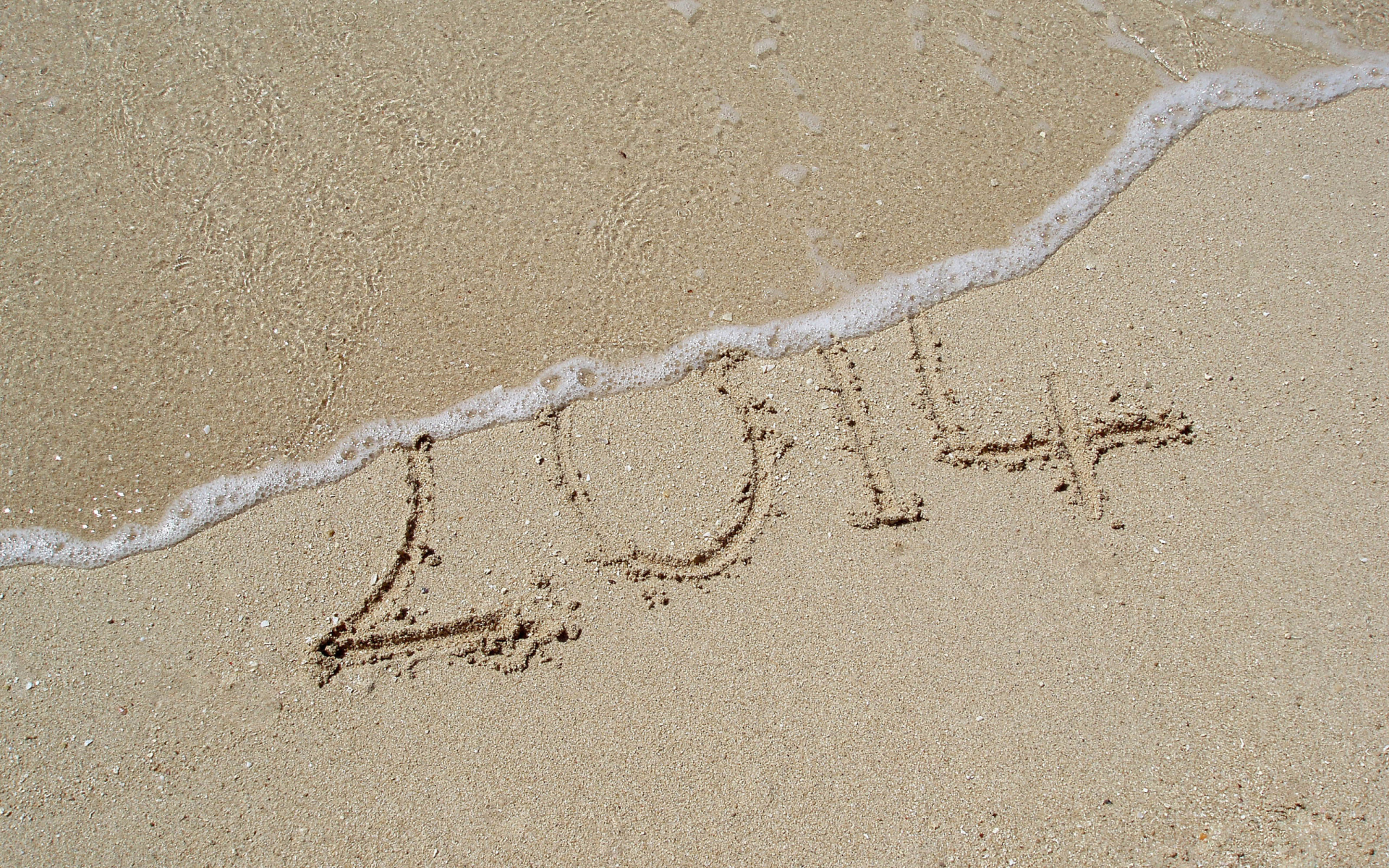 Новый год 2014 на песке