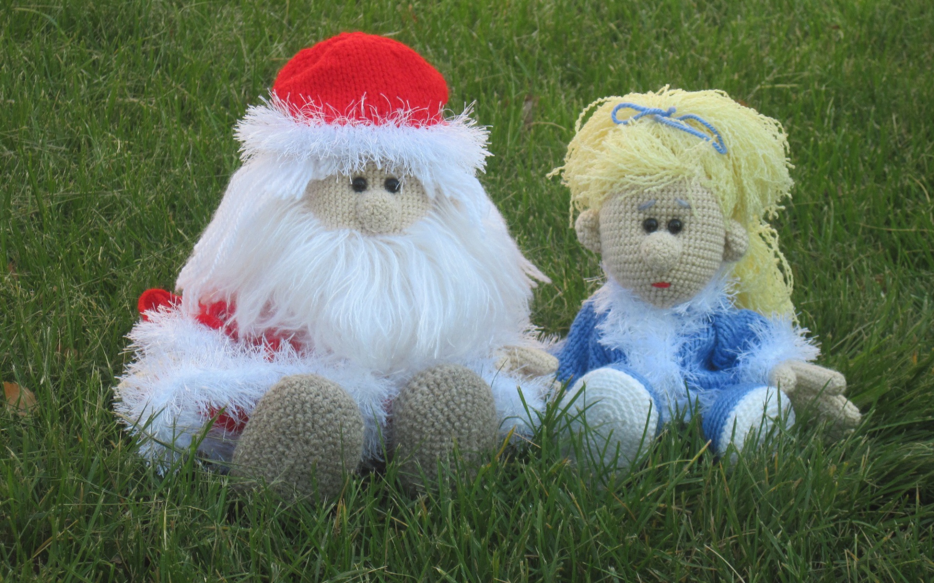 Kуклы дед мороз и снегурочка