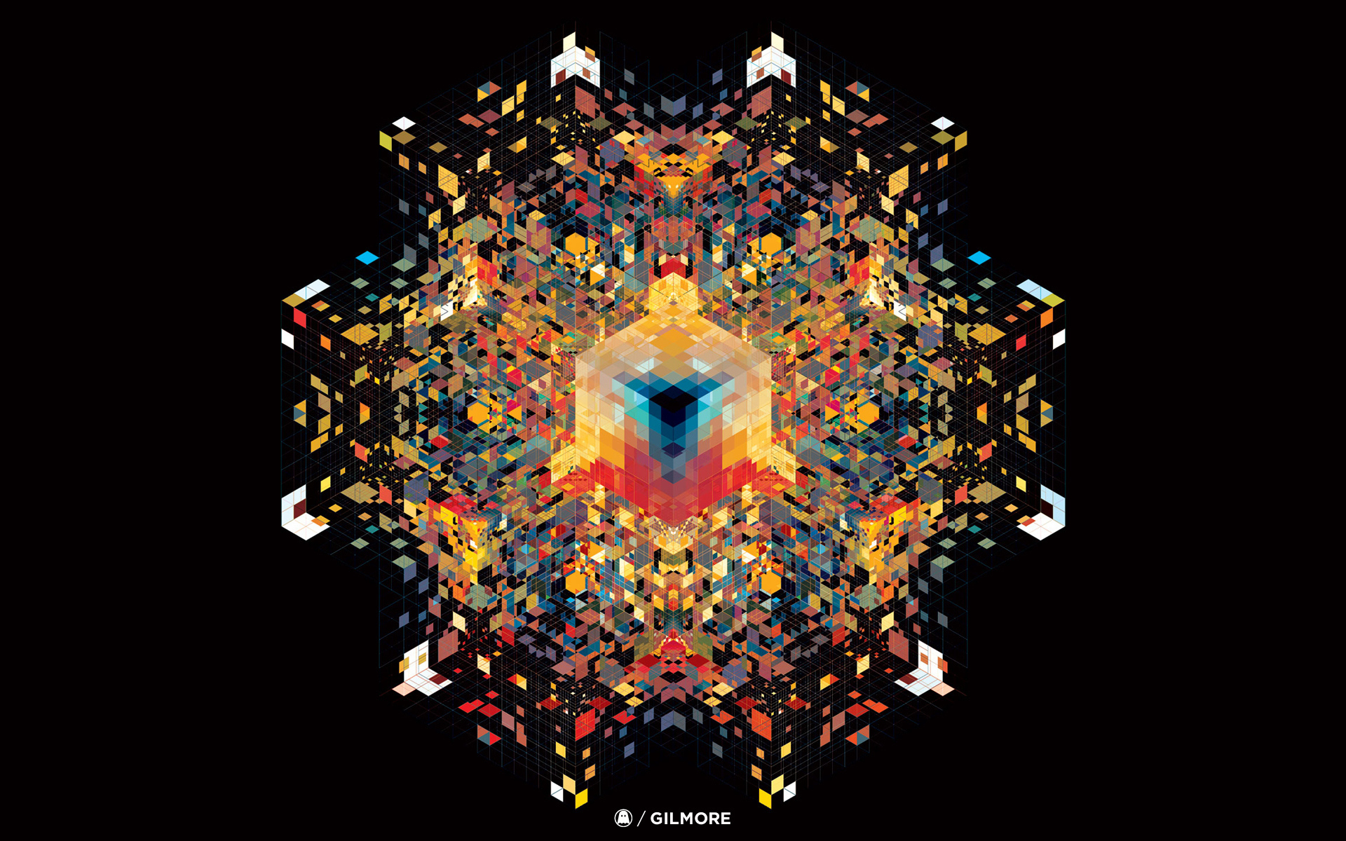 Абстракция калейдоскопа