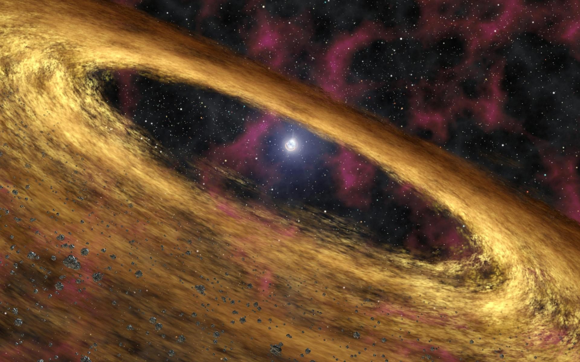 Кольцо из метеоритов