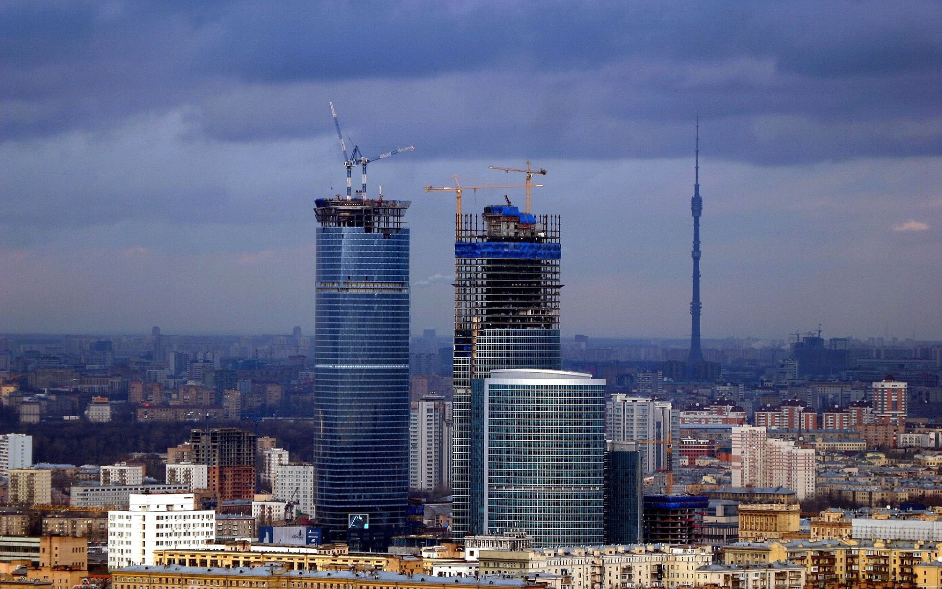 Москва строитса все время