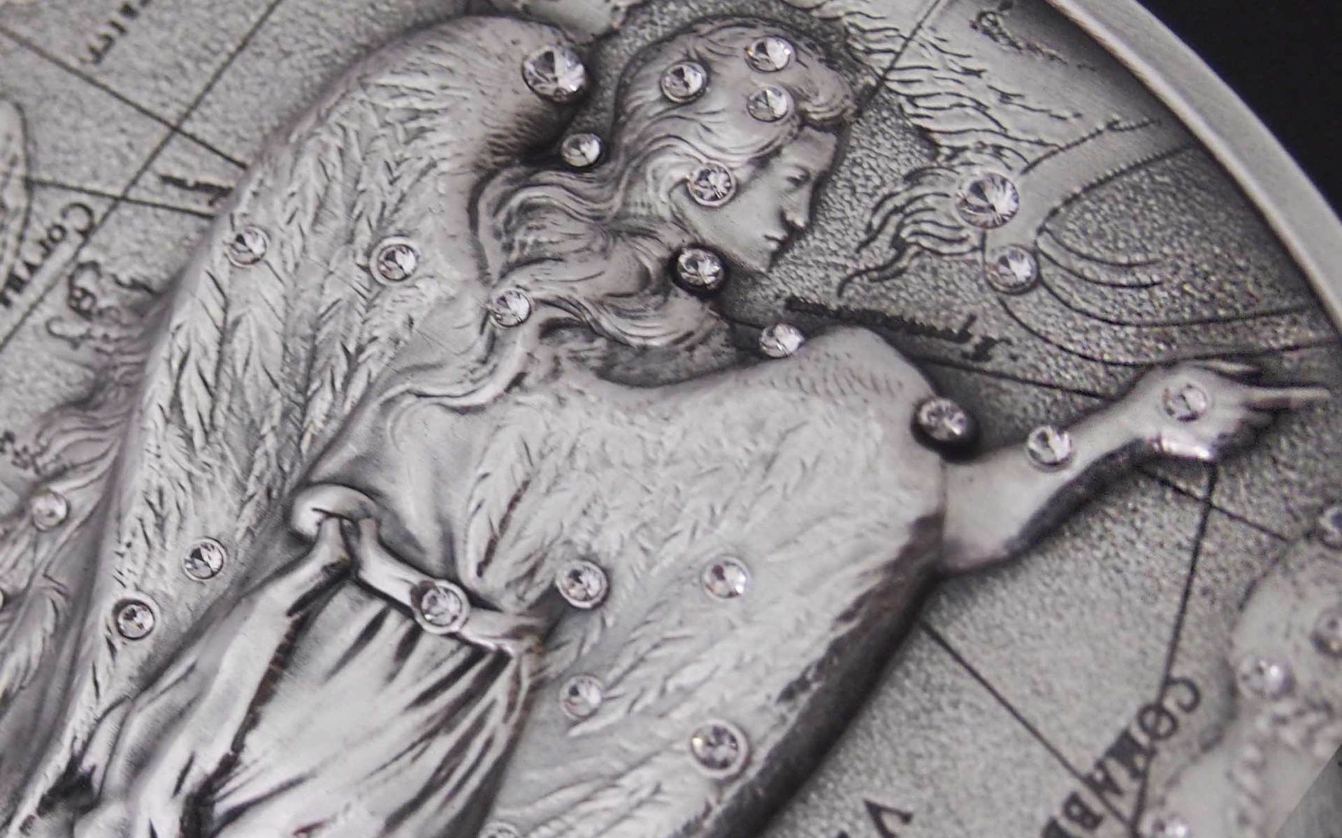 Дева на монете