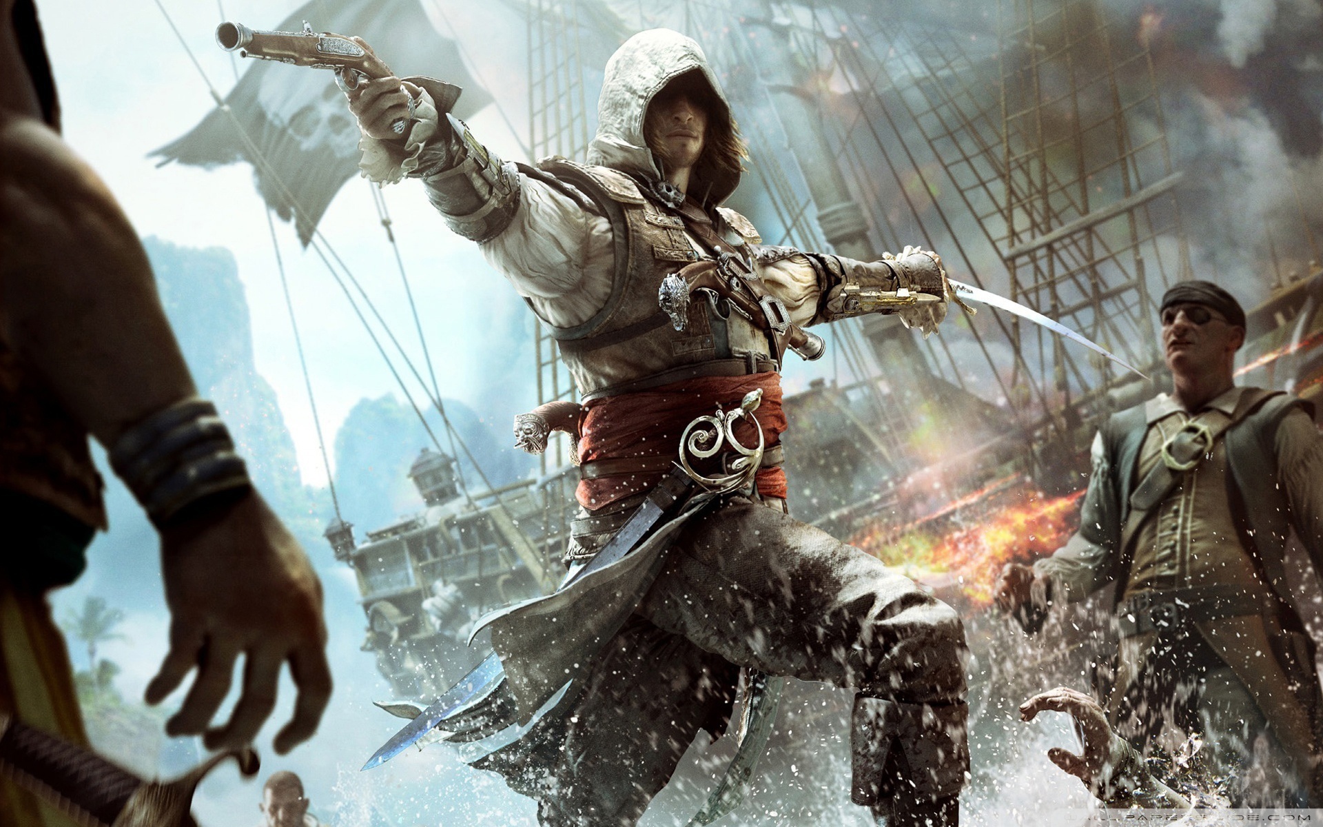 Assassin's creed IV сразу двоих