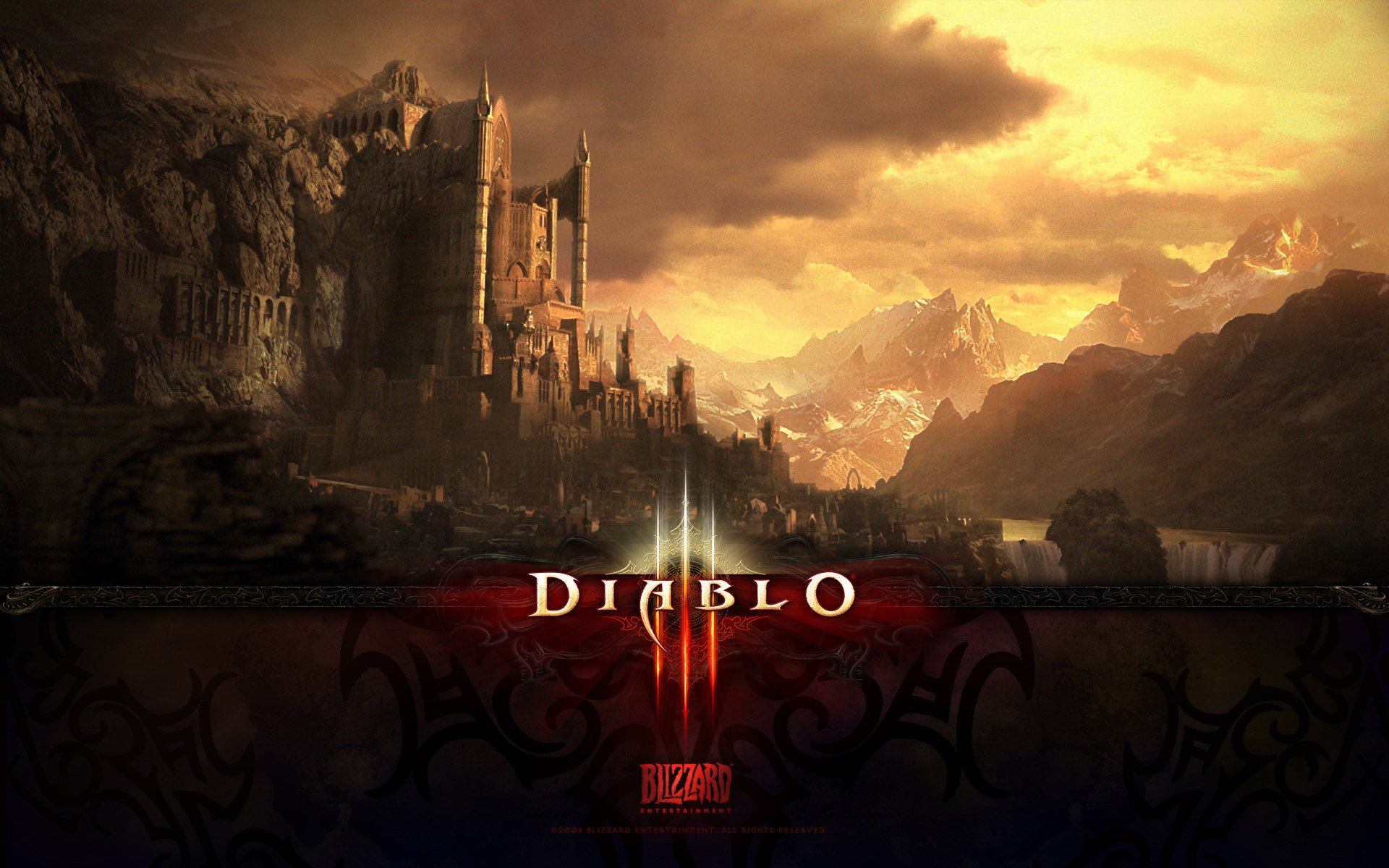  Diablo III: вид на замок