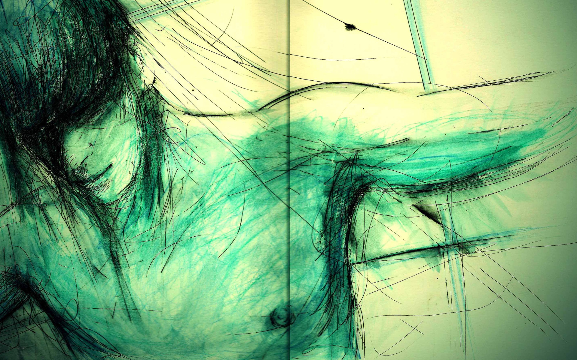 Фотография рисунка на стене