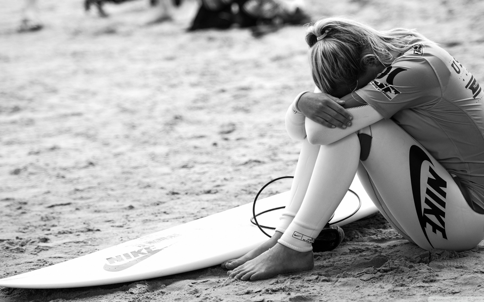 Спортивная девушка устала