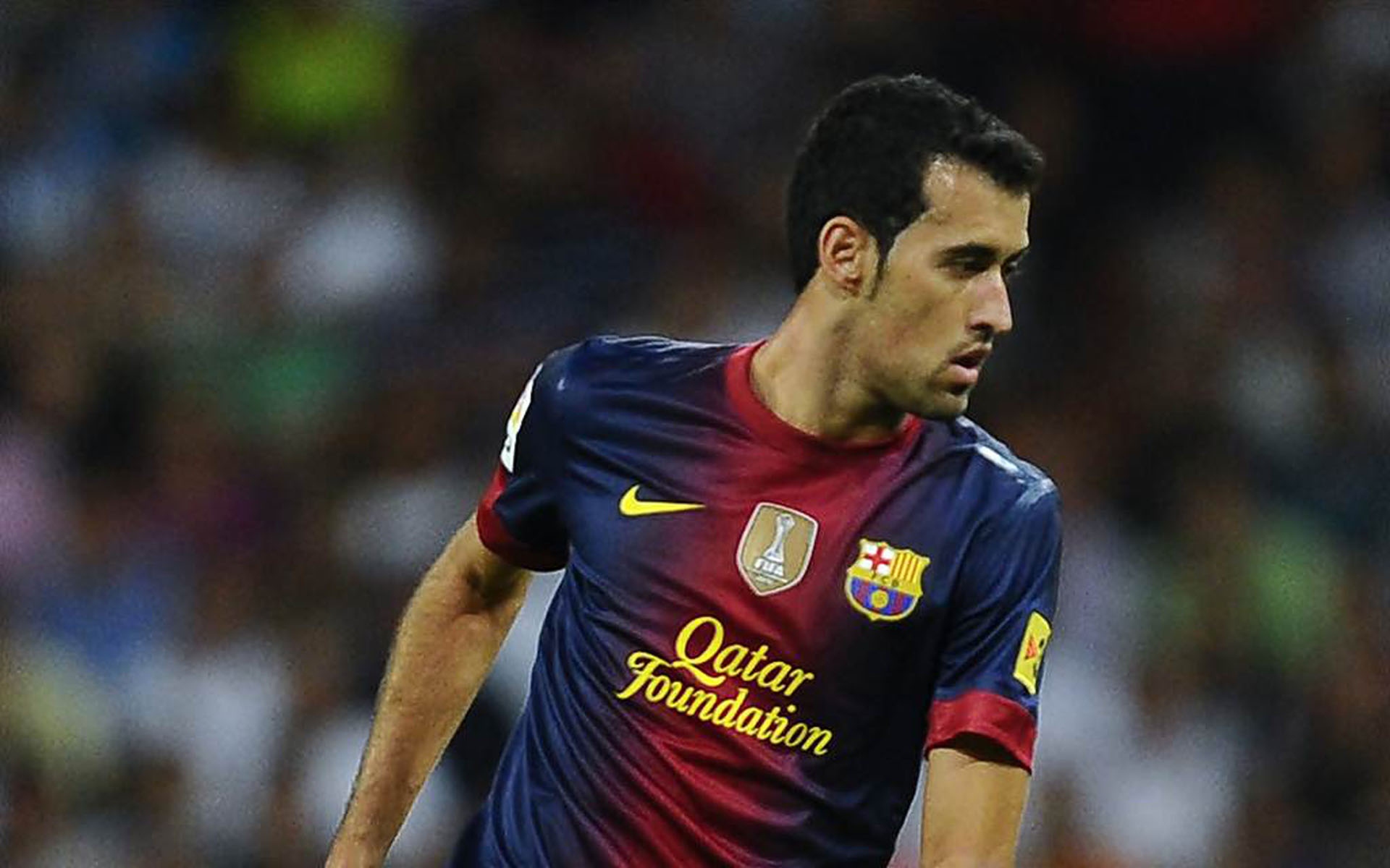 The best football player of Barcelona Sergio Busquets