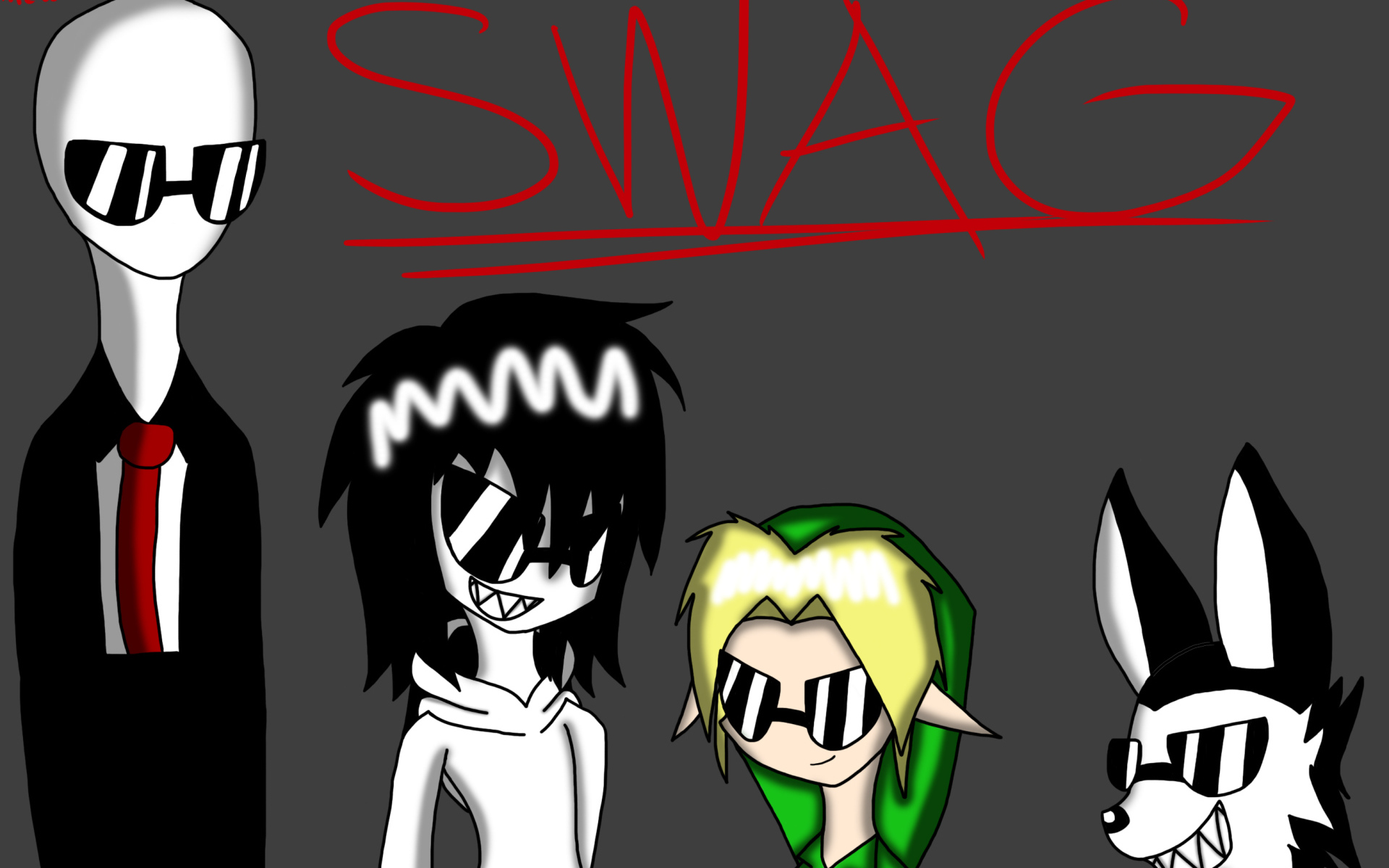 Рисунок с надписью swag