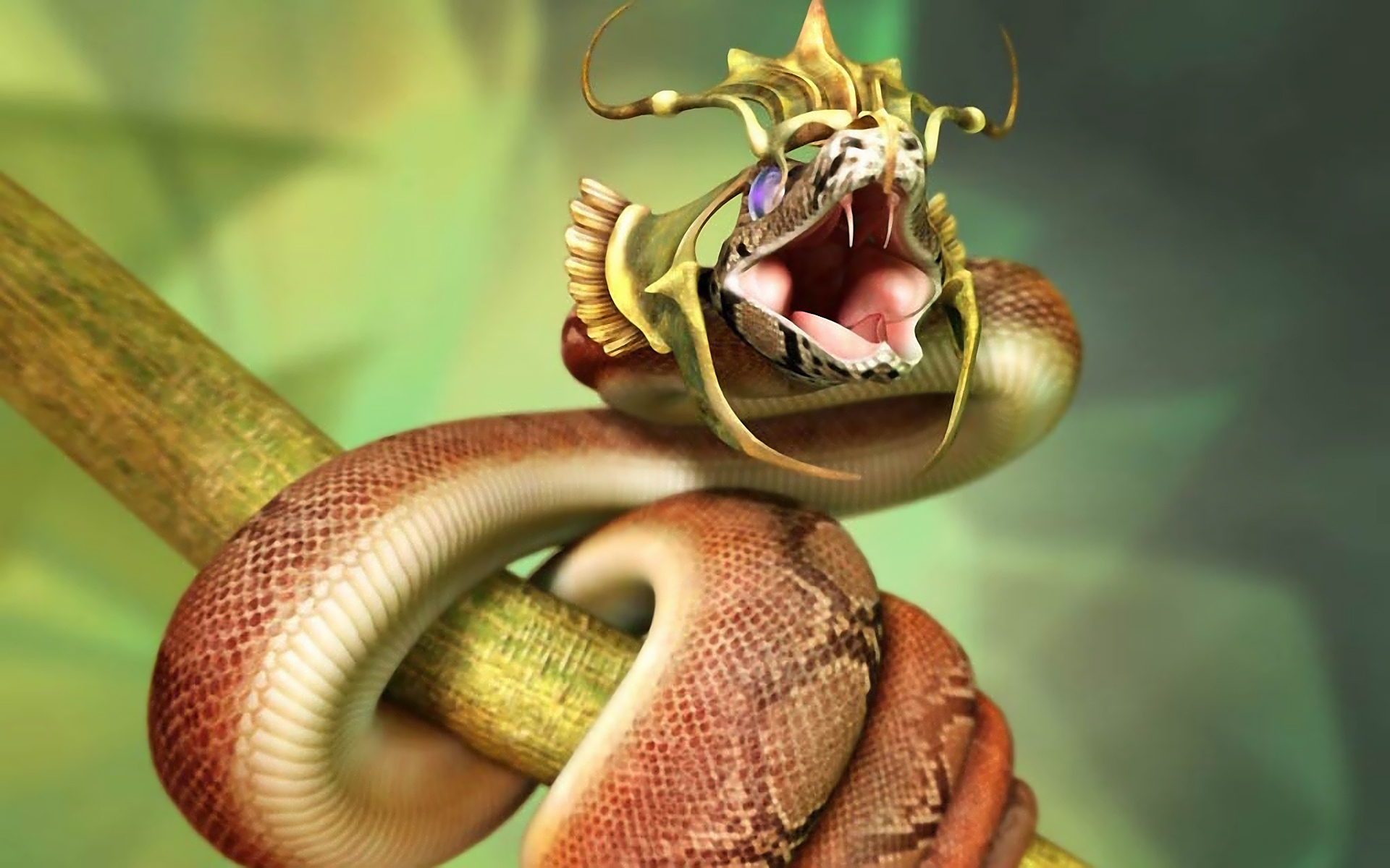Змея в золотой короне