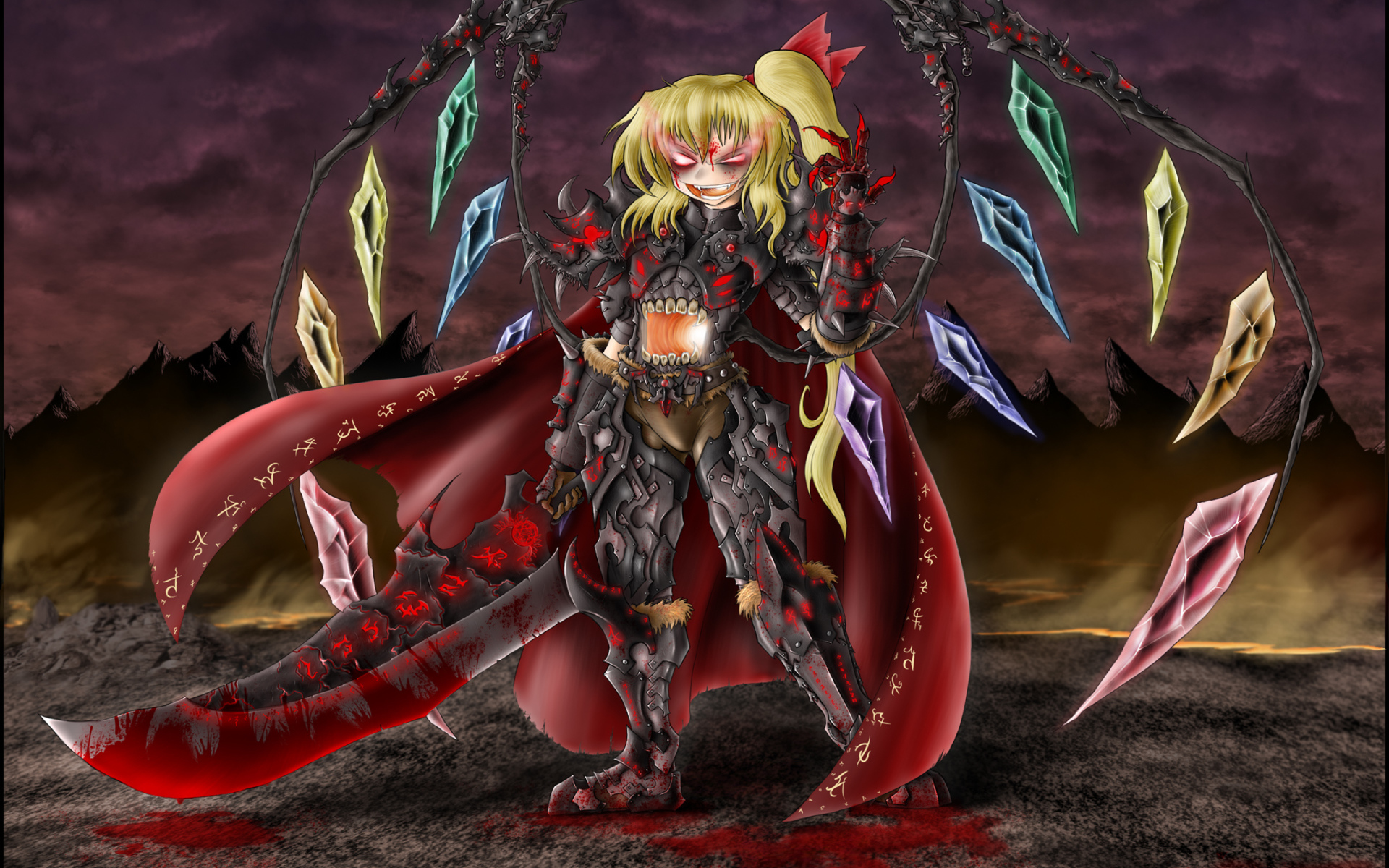 Девочка с окровавленным мечом