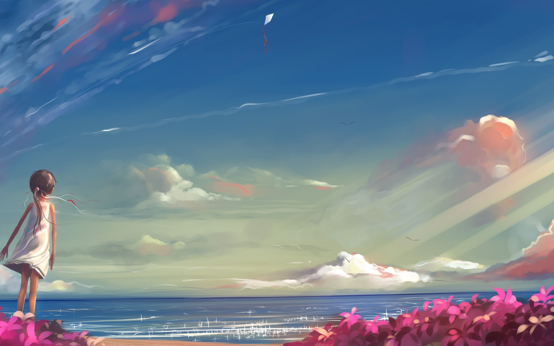 Девочка на берегу