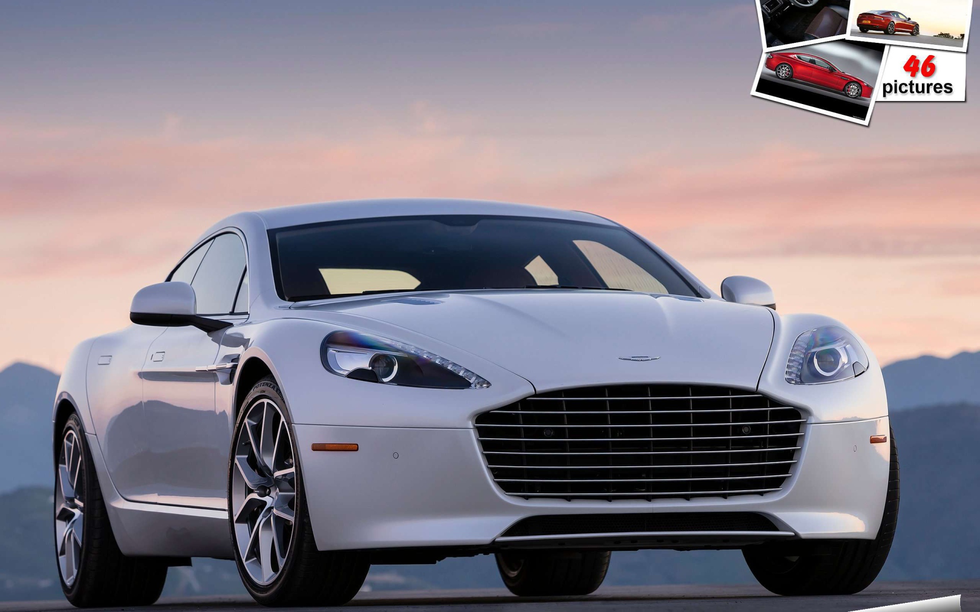 Красивый автомобиль Aston Martin 2014 в Москве