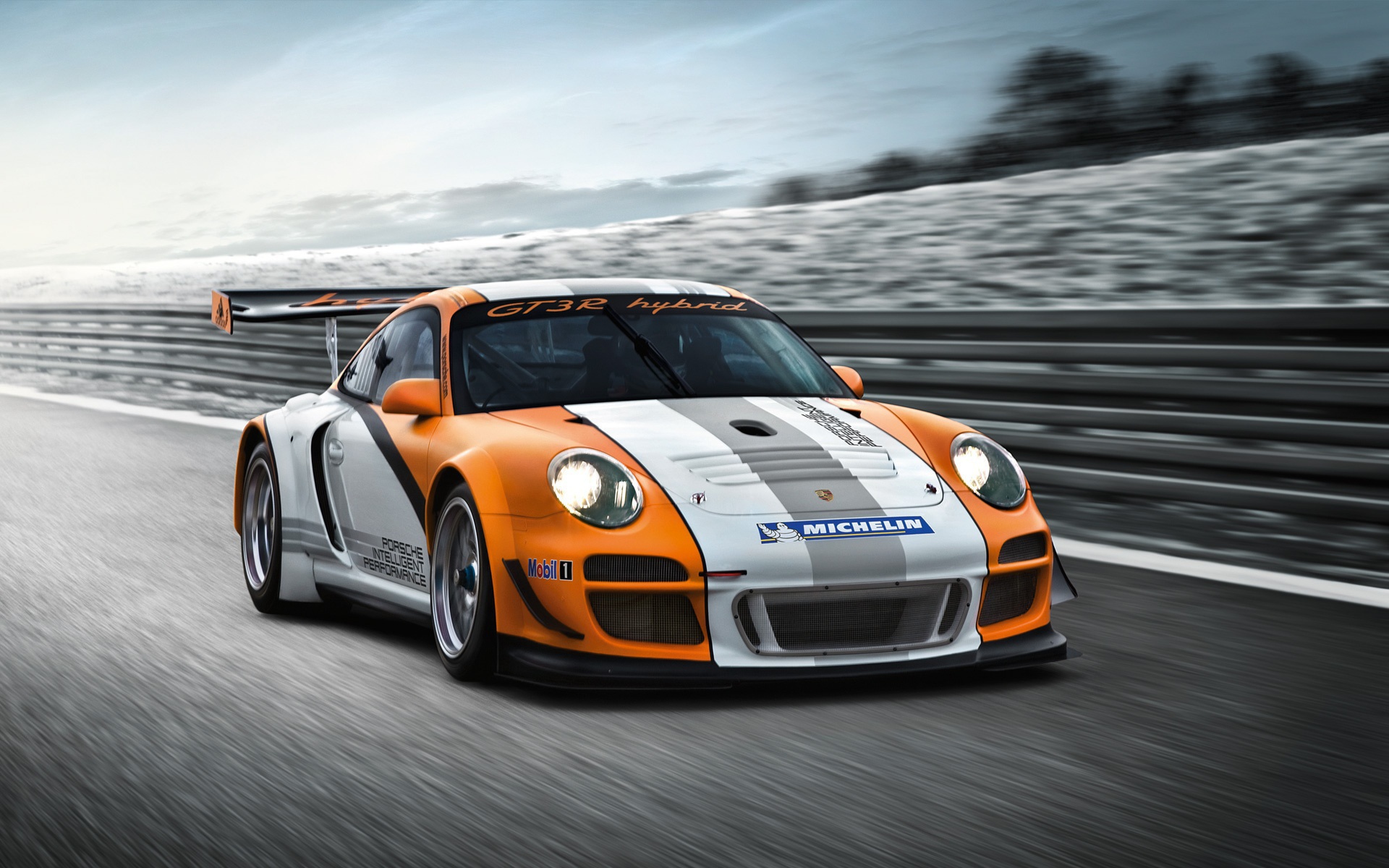 Гибрид Porsche gt3