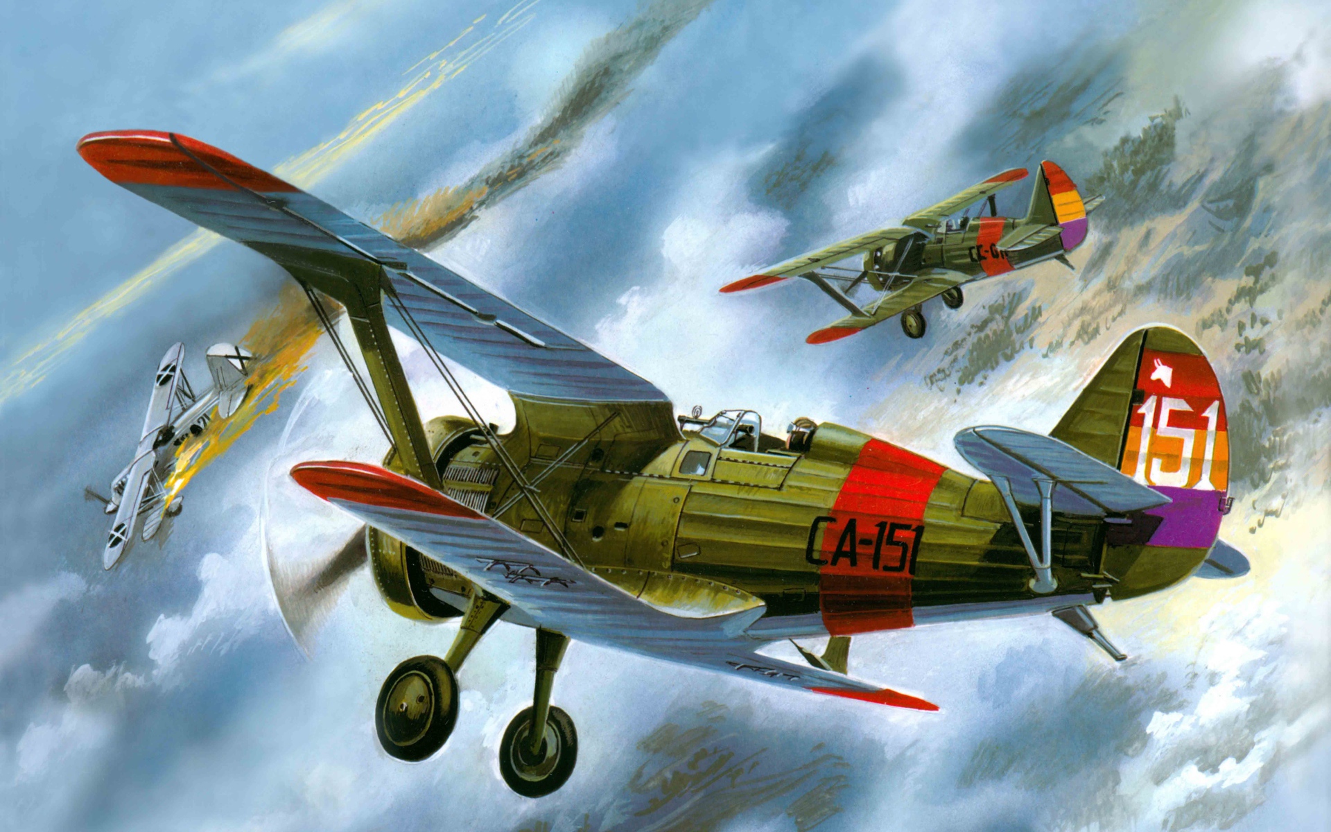 Российский самолет И-15