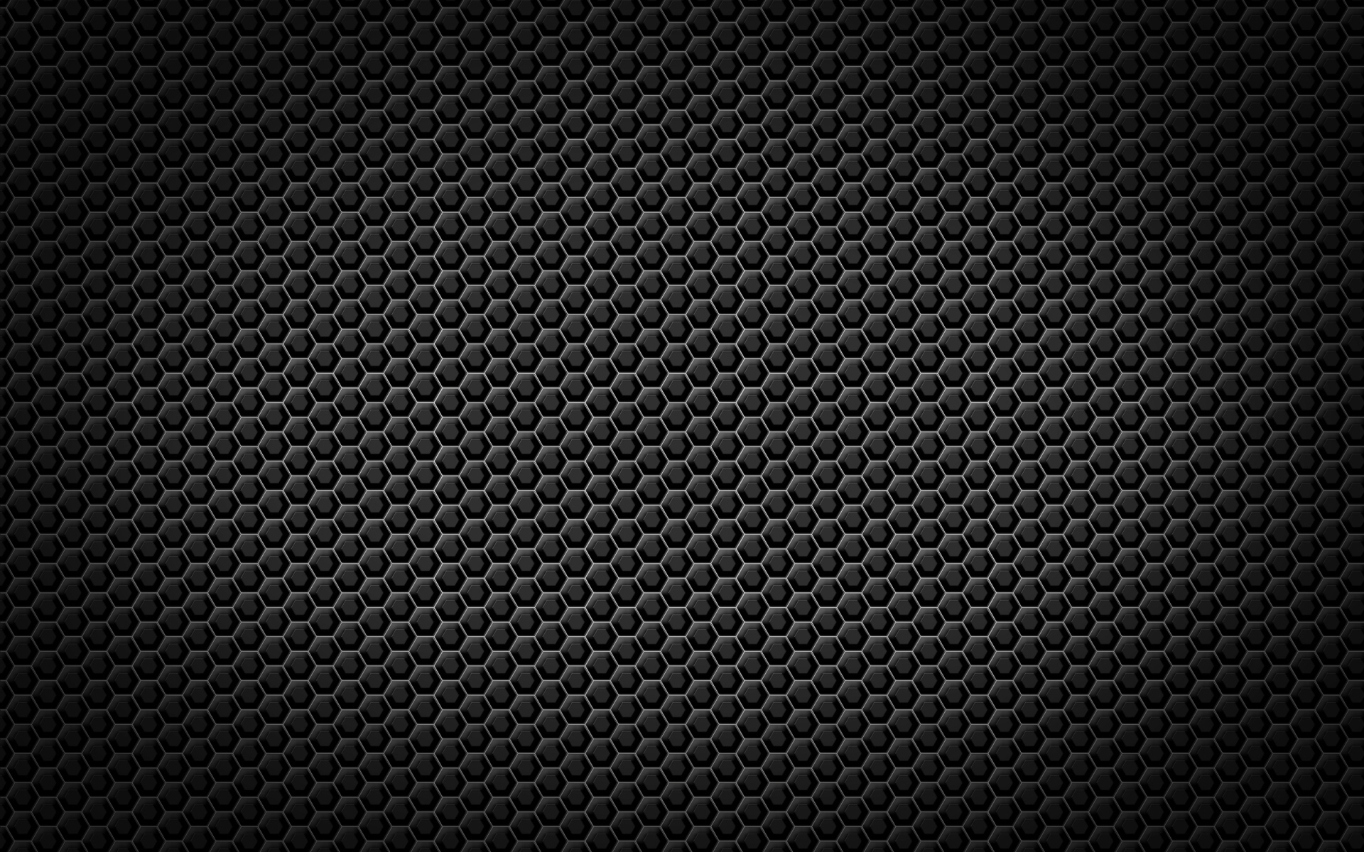 Черные обои  с шестигранной текстурой