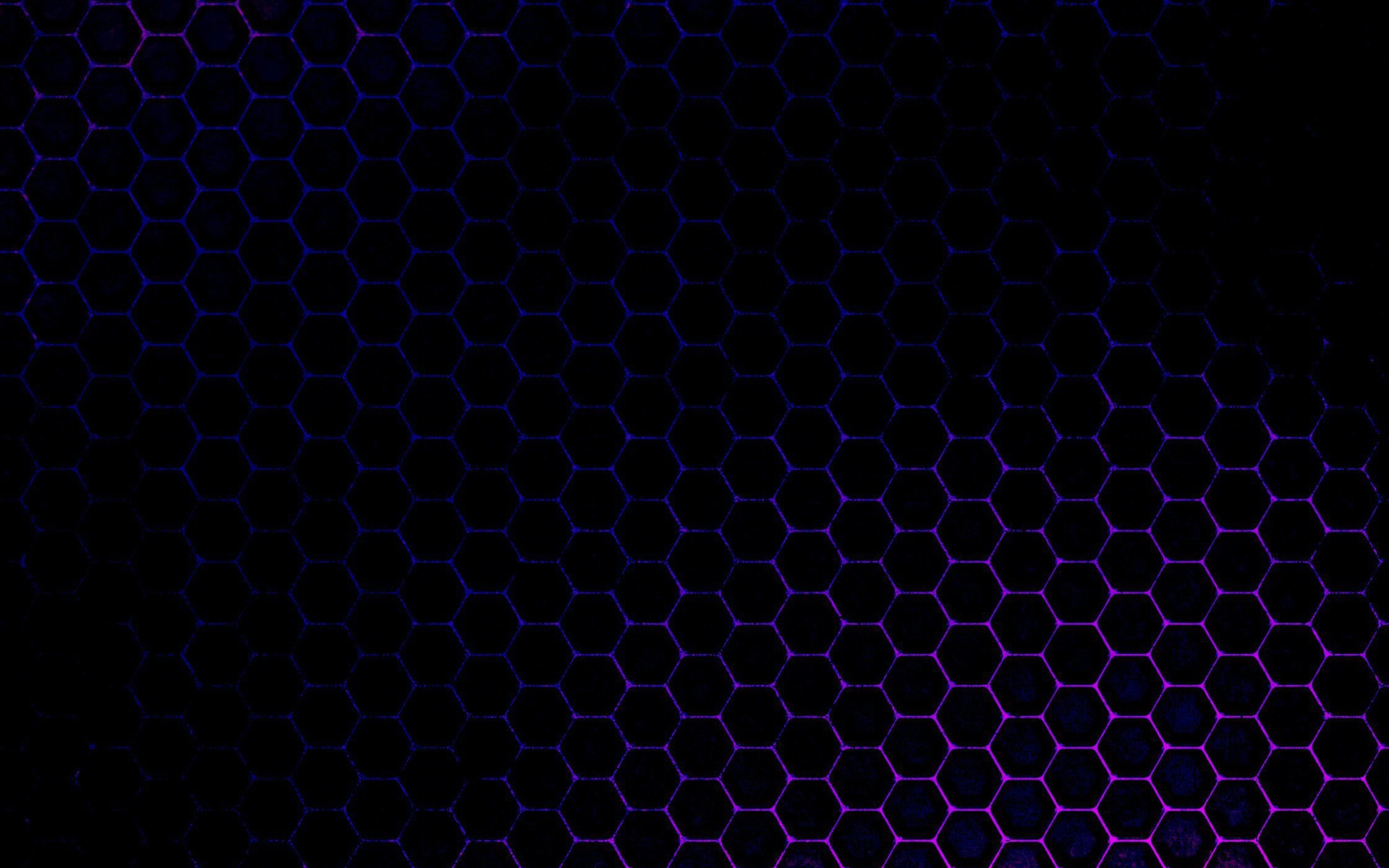 Черные обои с голубыми шестиугольниками