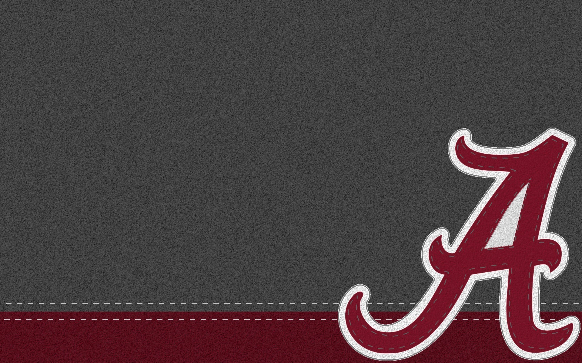 Буква а на ткани