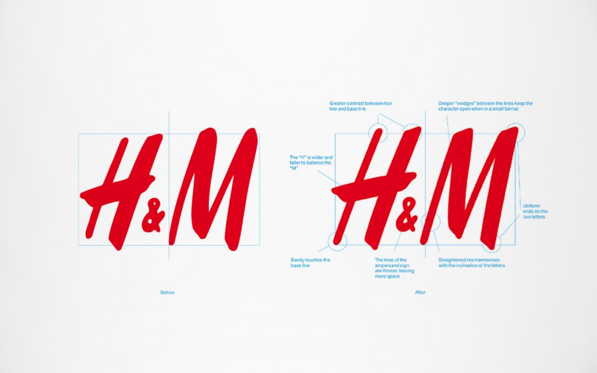 Чертеж бренда одежды H&M