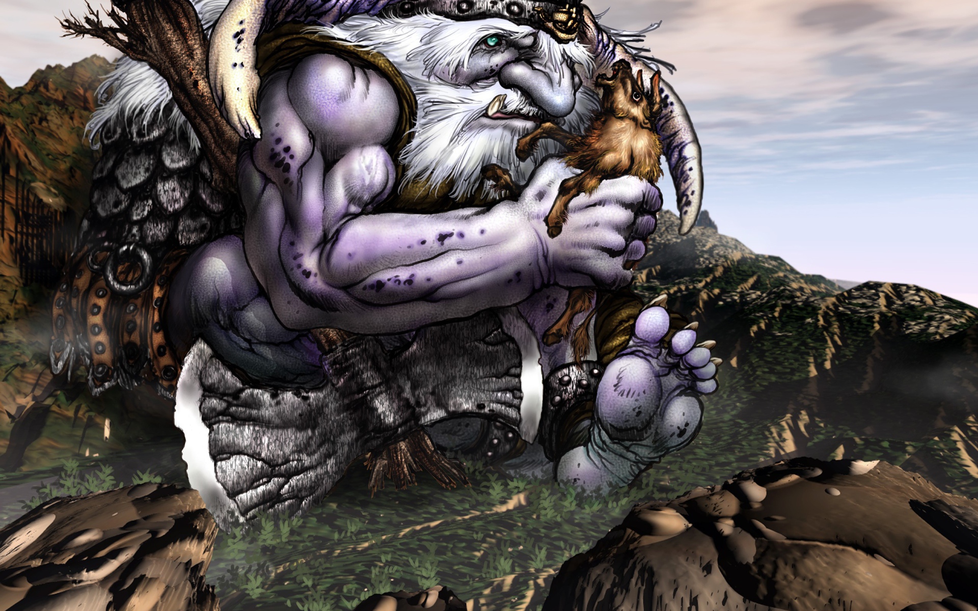 Великан из мультфильма