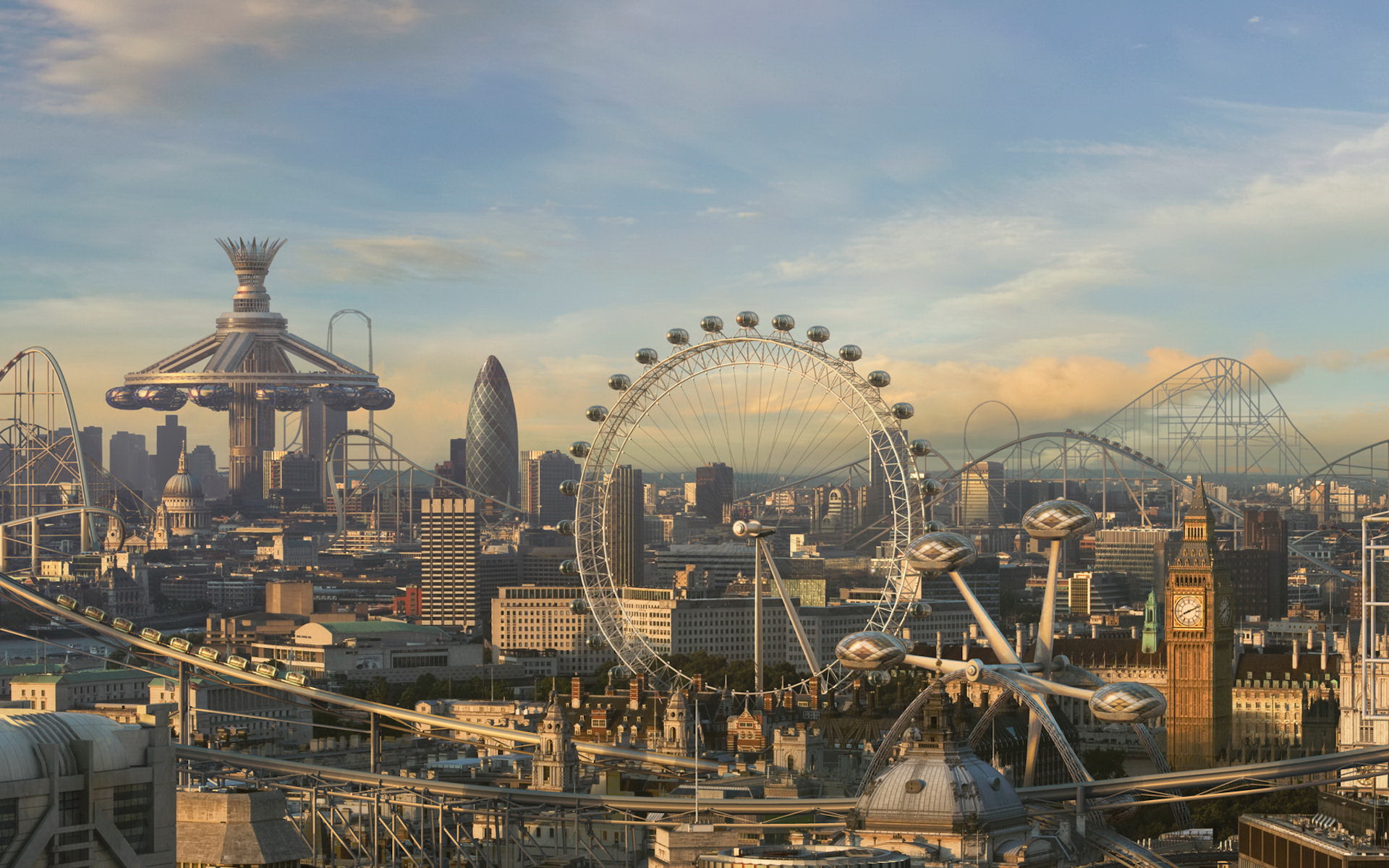 Город атракционов