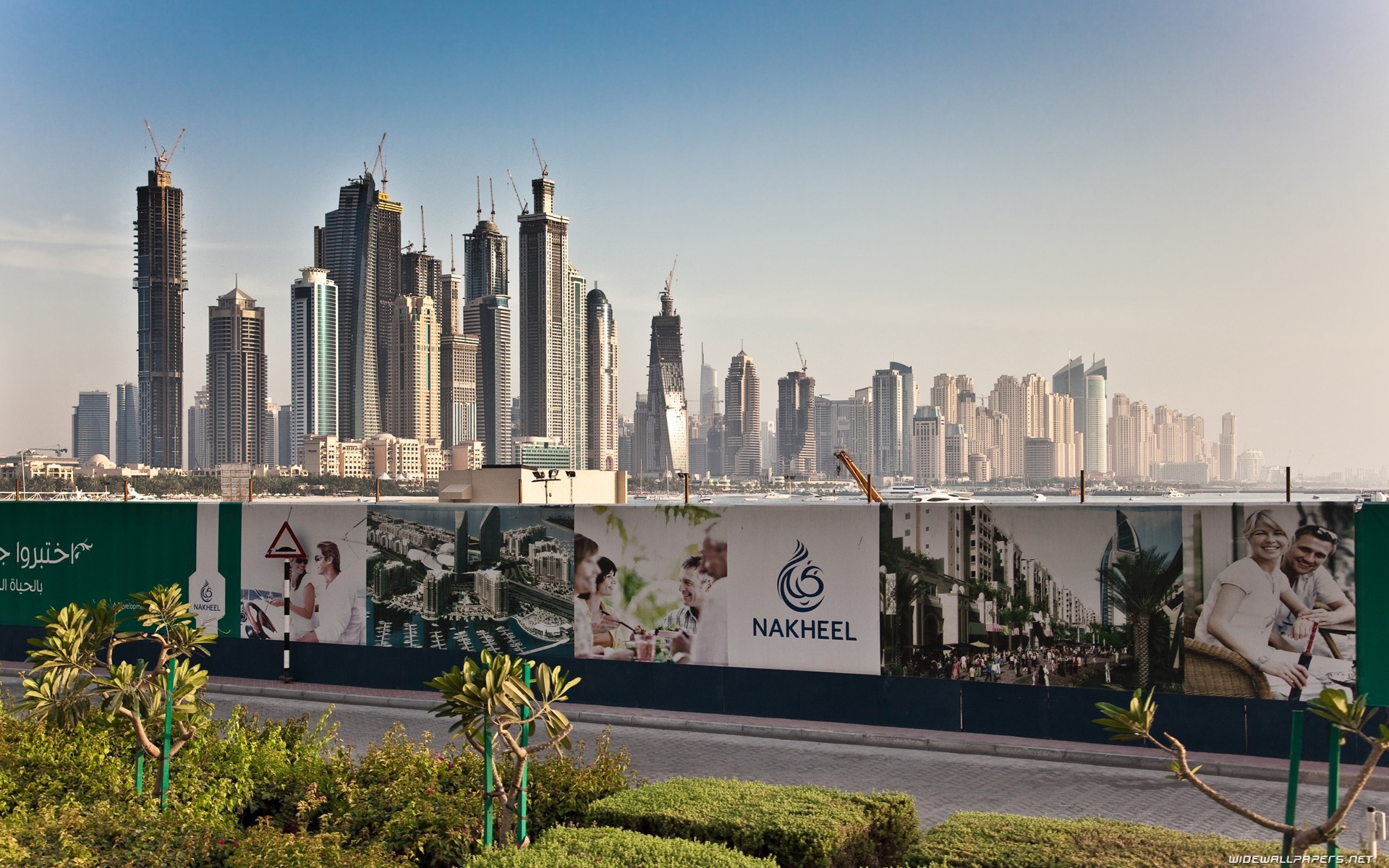 Строительство небоскребов в Дубае