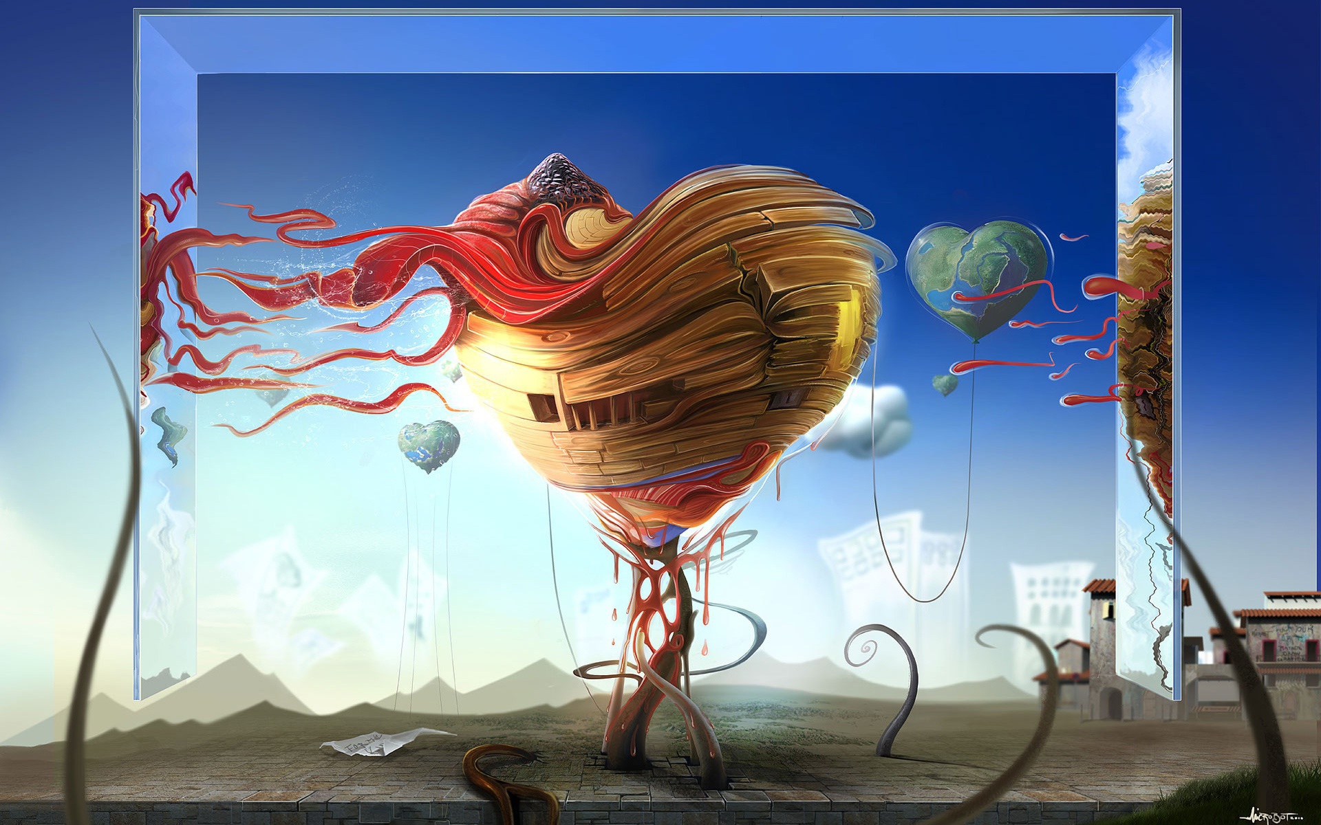 Летающее сердце