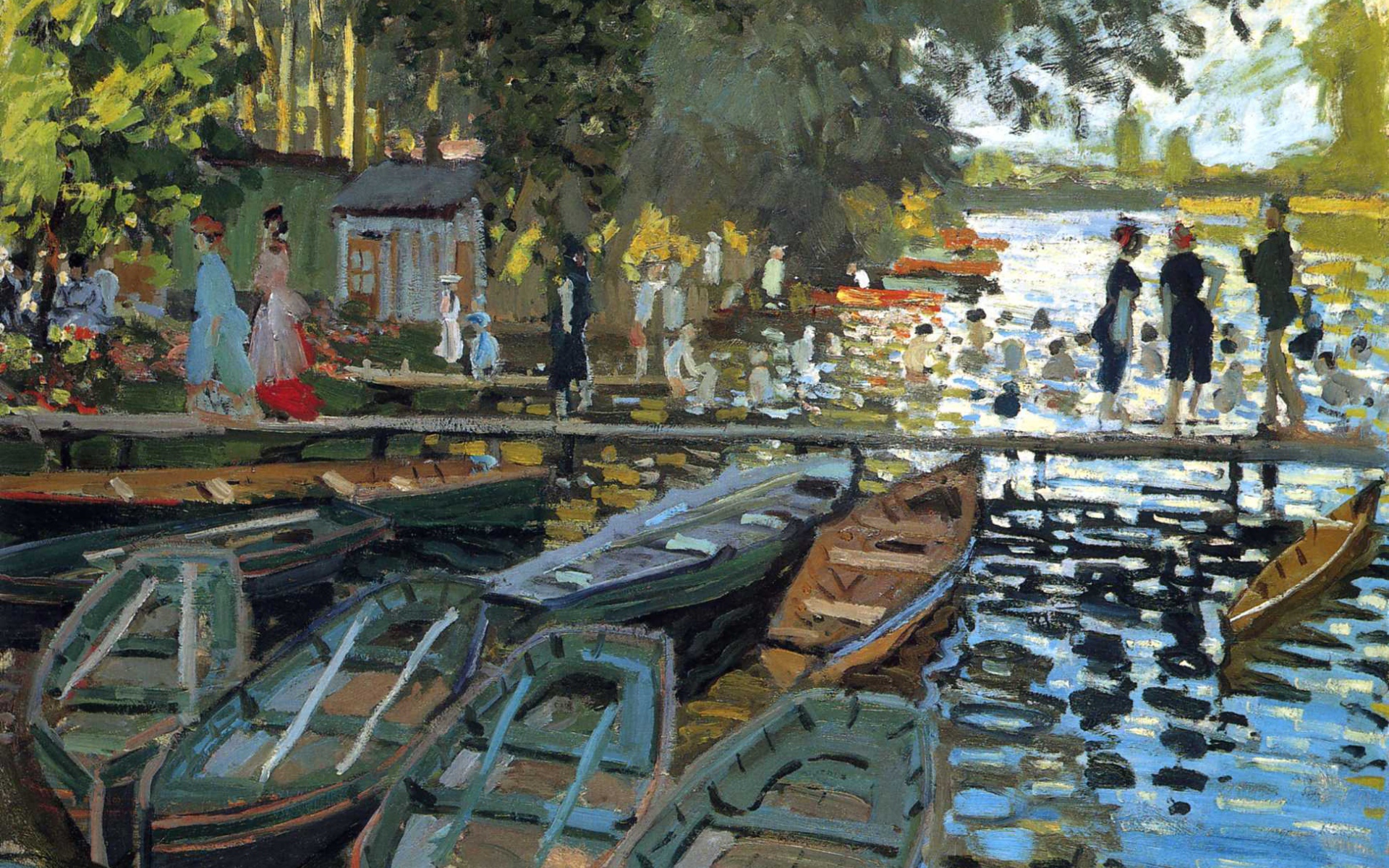 Картина Моне - Порт