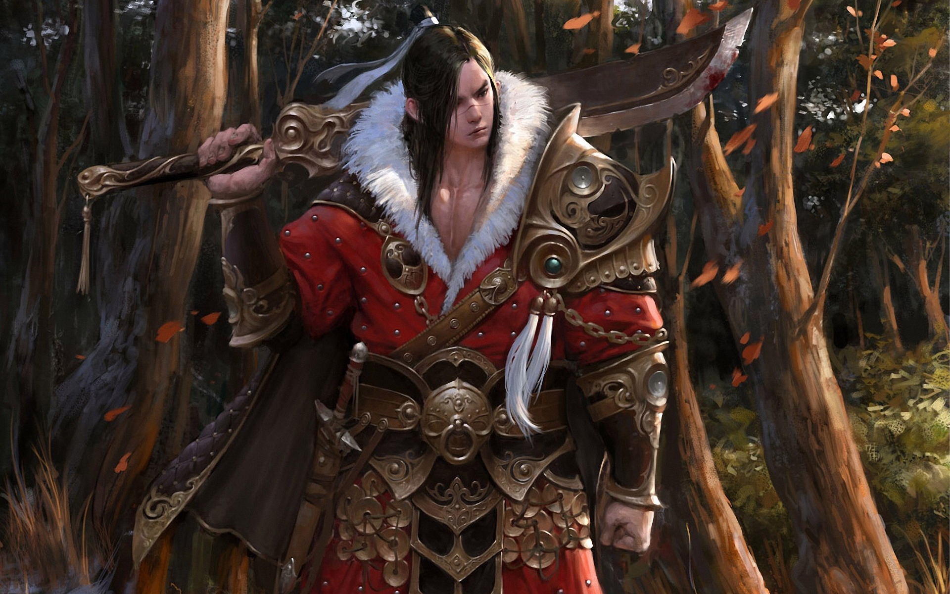 Парень в доспехах