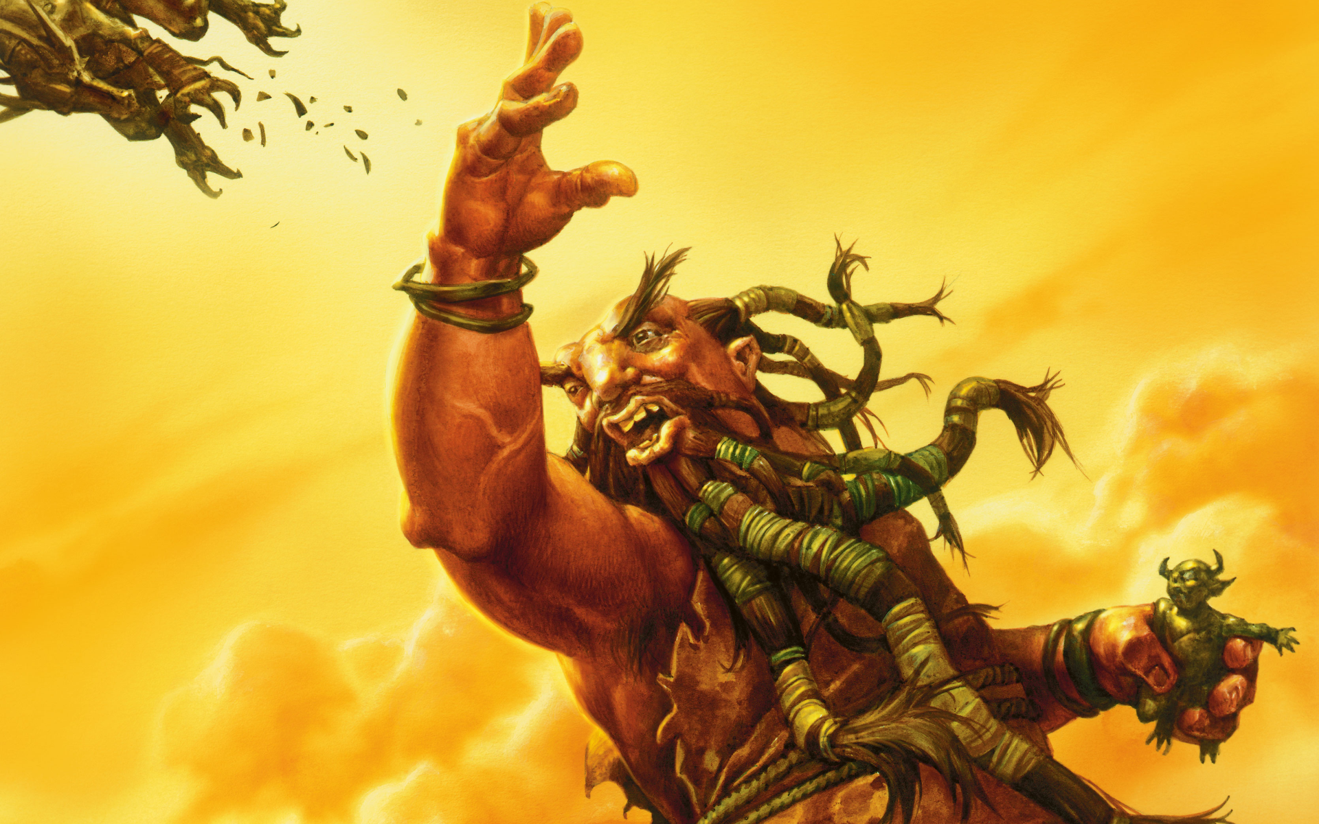 Джин с чертом в руке