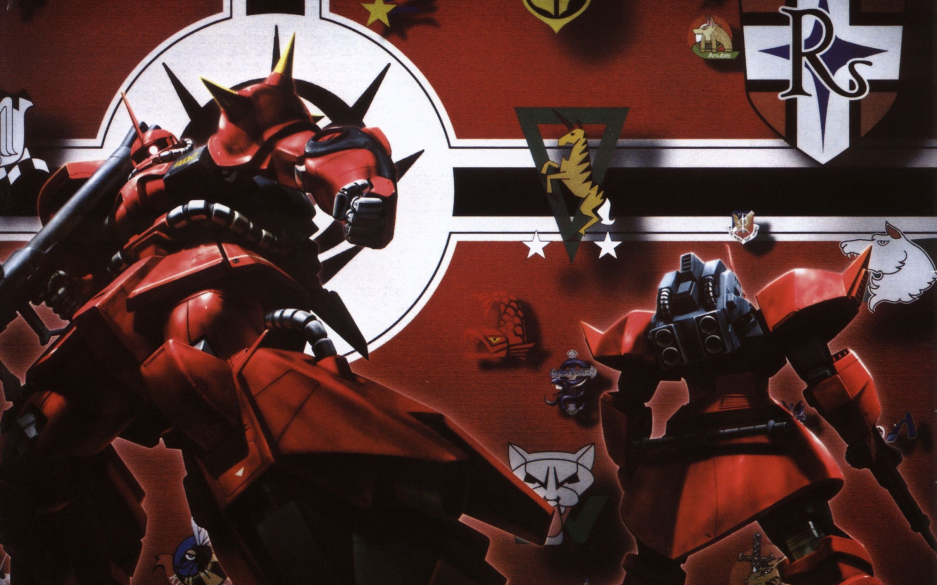 Логотипы и роботы воины