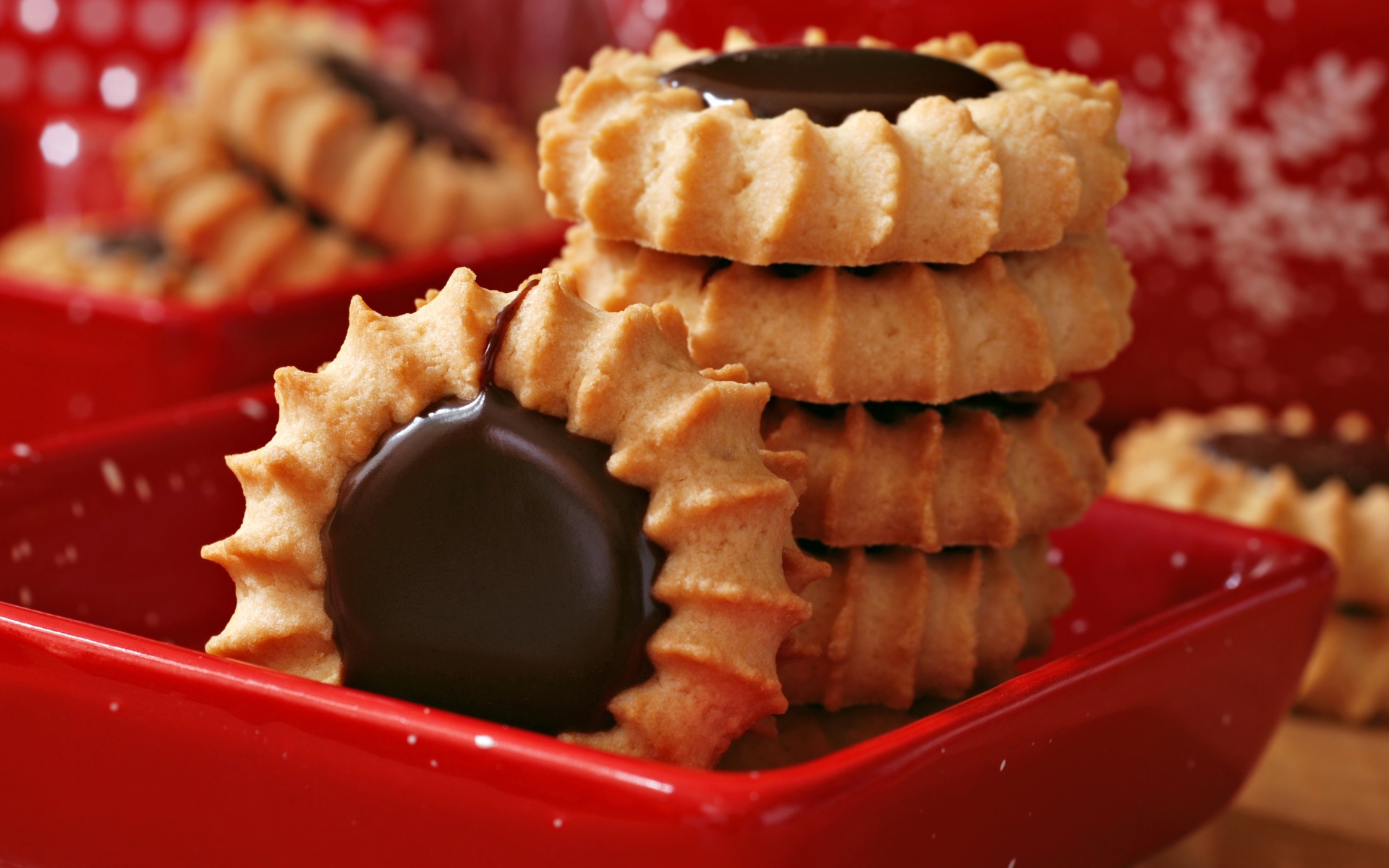 Печенье с шоколадом