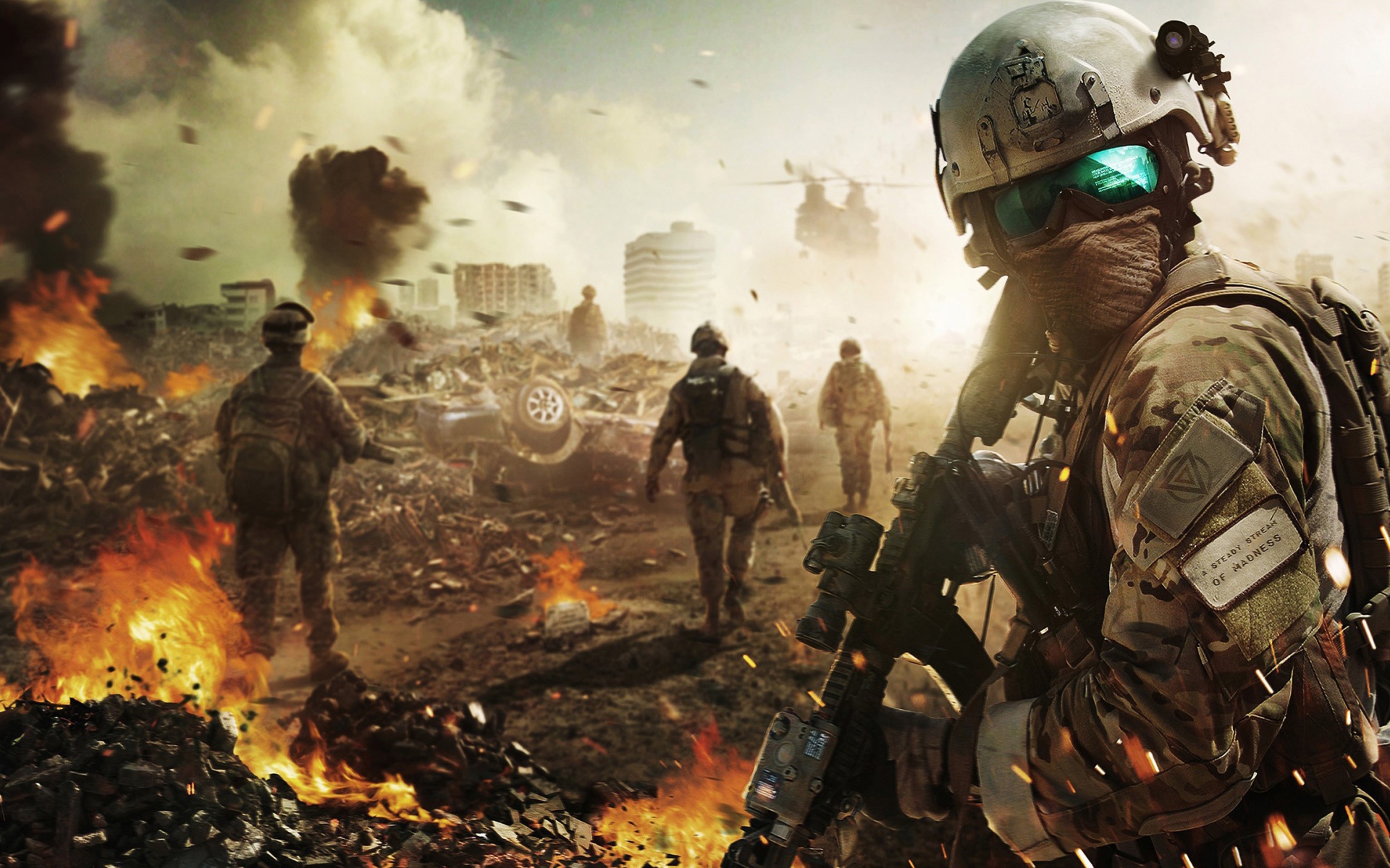 Солдат из игры Battlefield