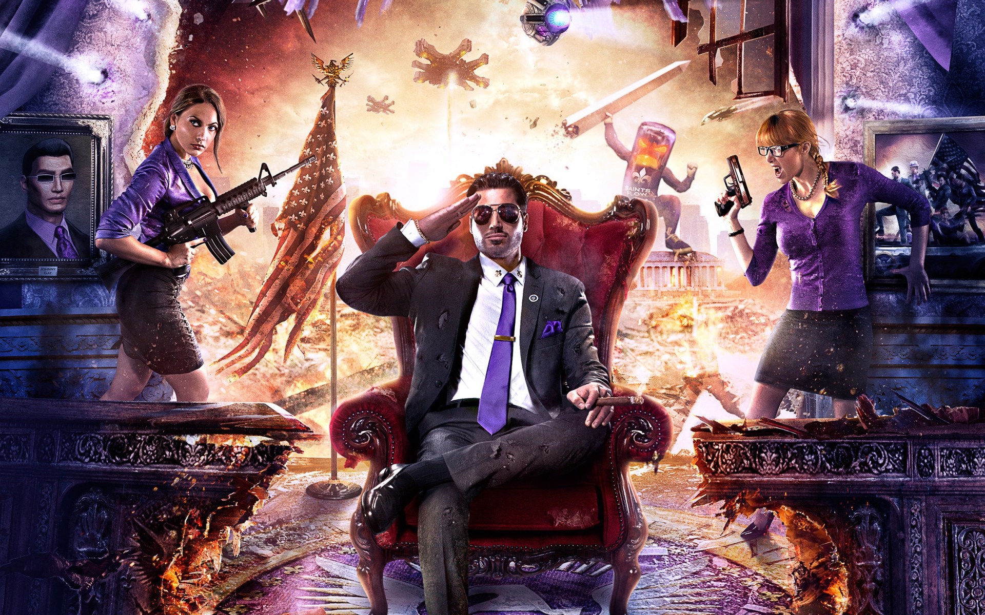Игра Saints row iv artwork