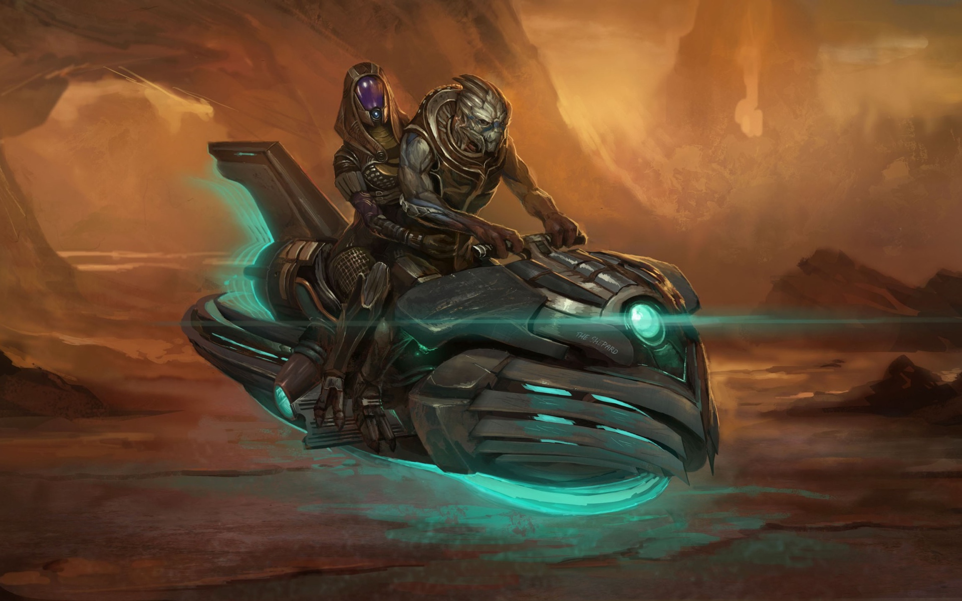 Инопланетяне на космоцикле