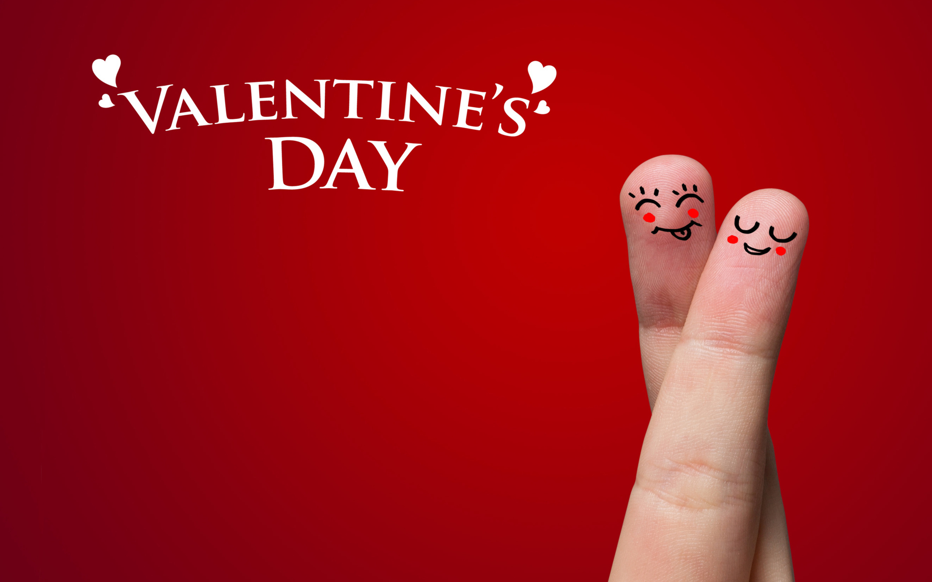 A couple of fingers on Valentine's Day February 14 Desktop wallpapers  1920x1200