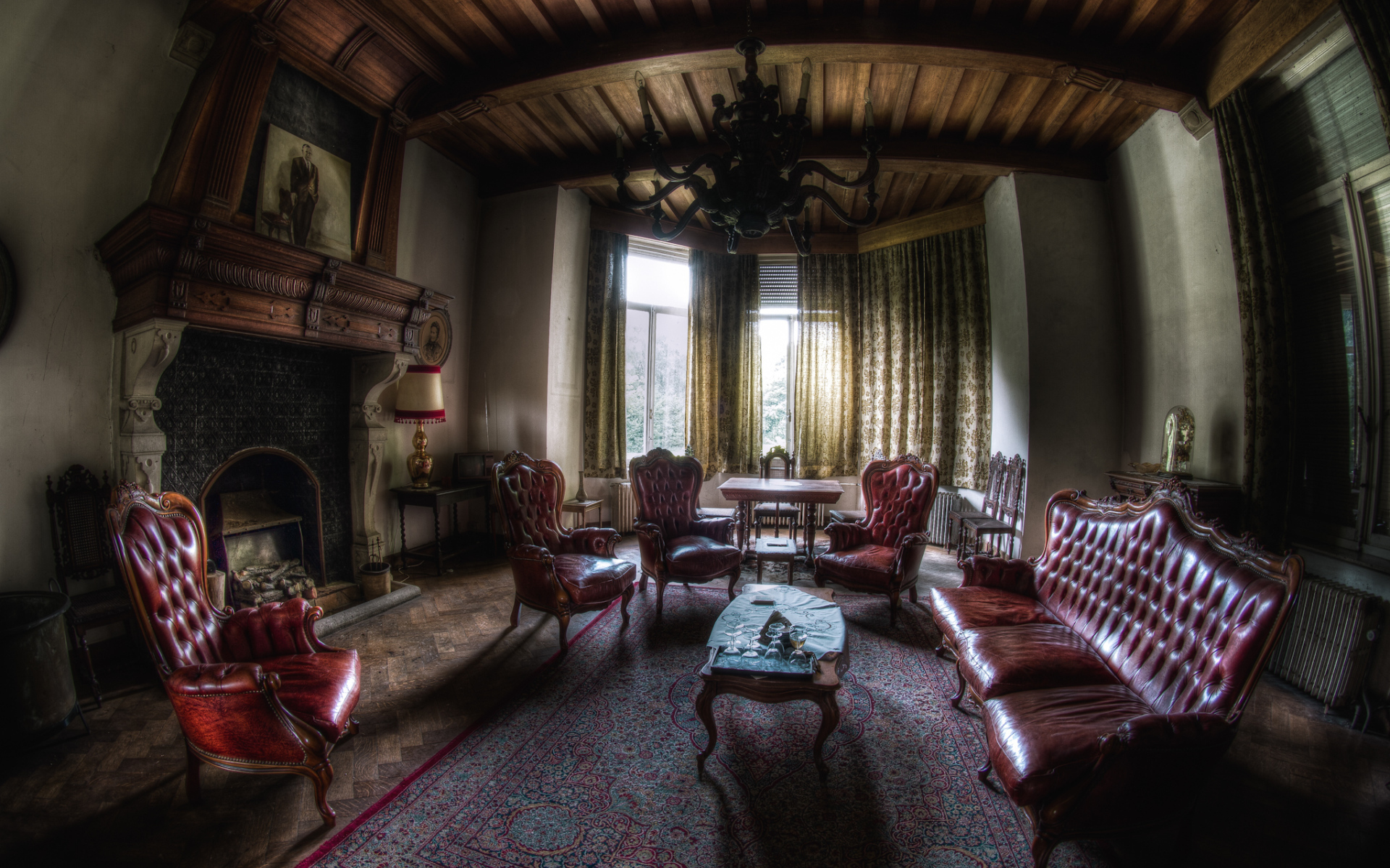 Комната в стиле ретро