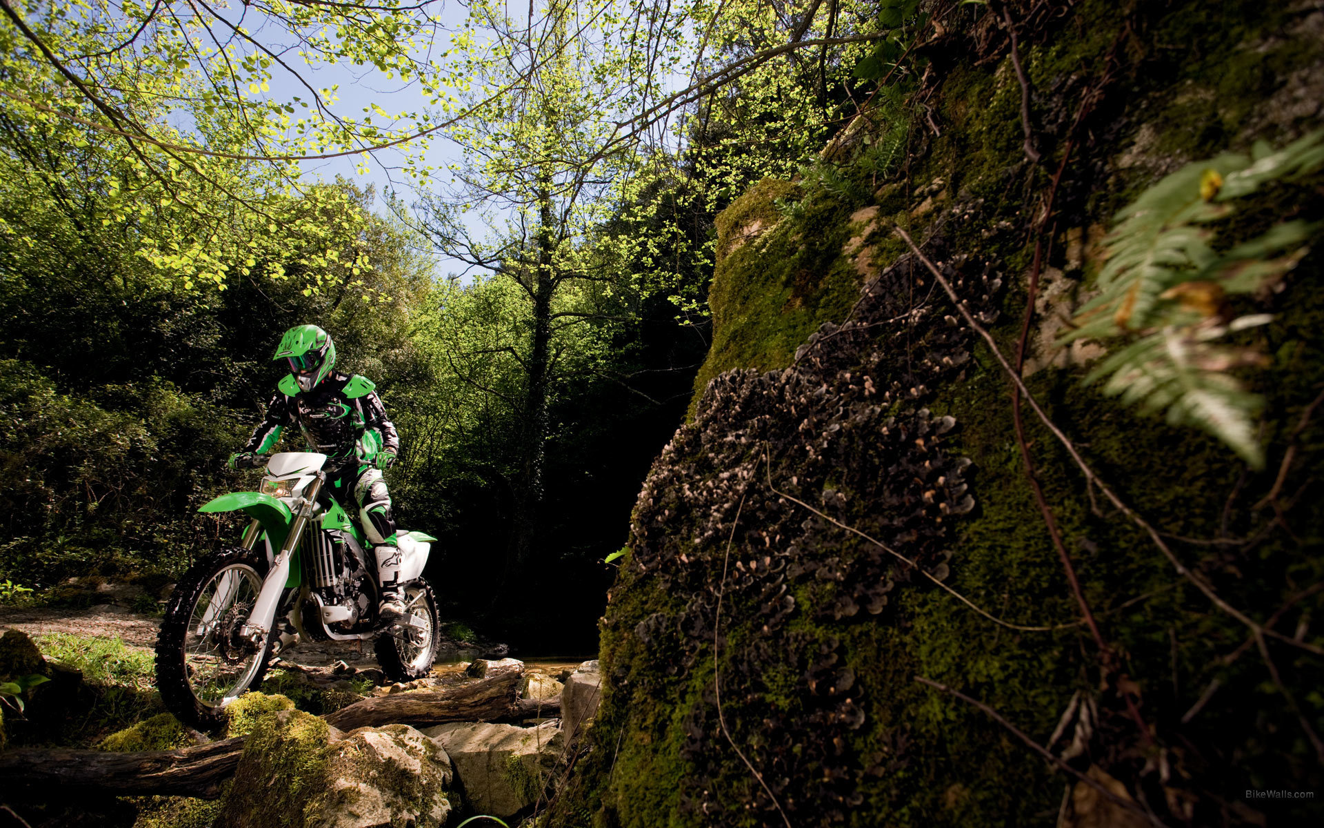 Мотоцикл модели Kawasaki KLX 450 R