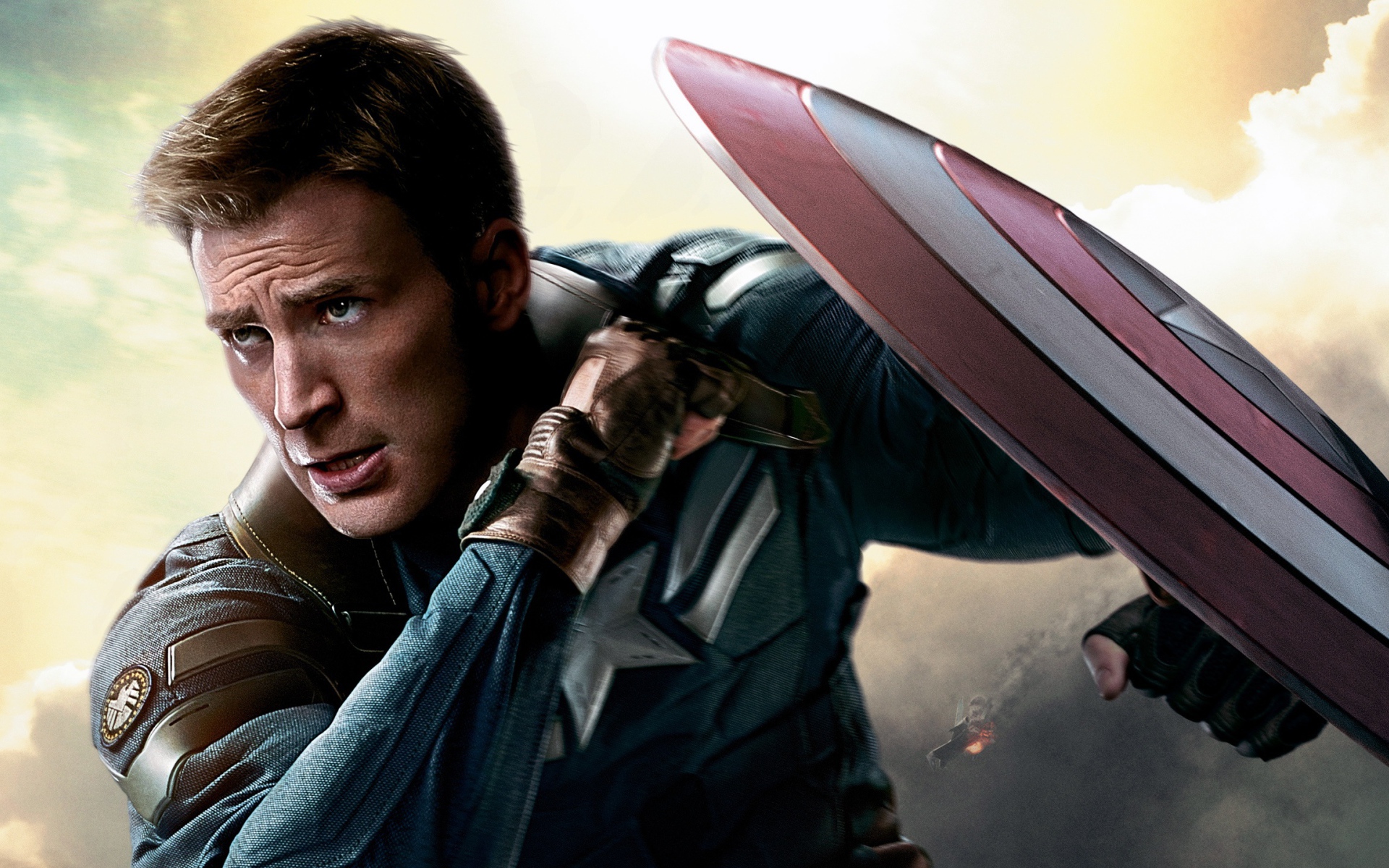 Крисс Эванс в роли Капитана Америка 2014