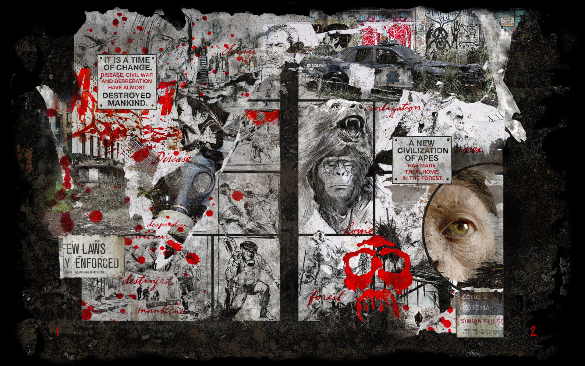 Известный фильм Планета обезьян Революция