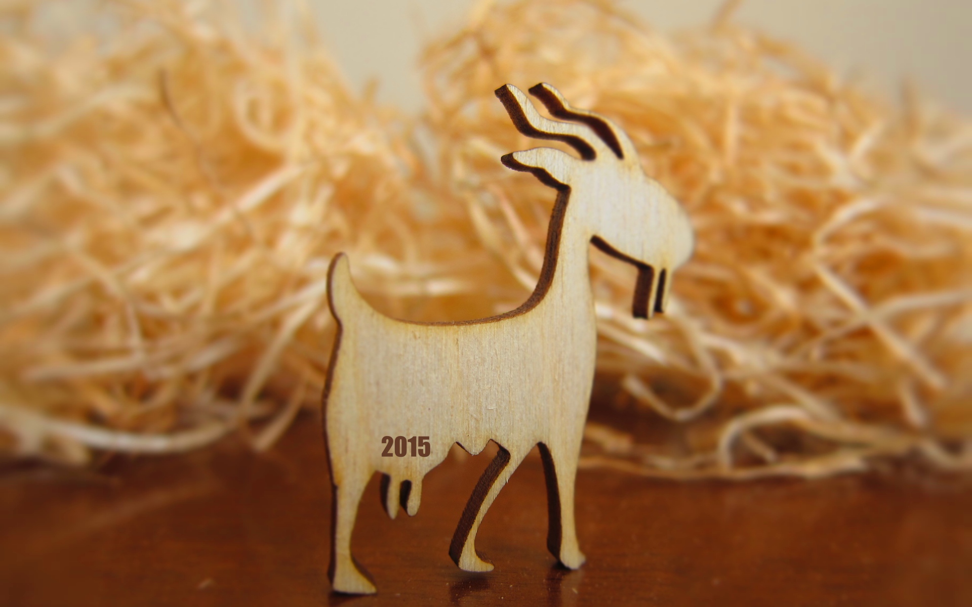 Деревянная коза на Новый Год