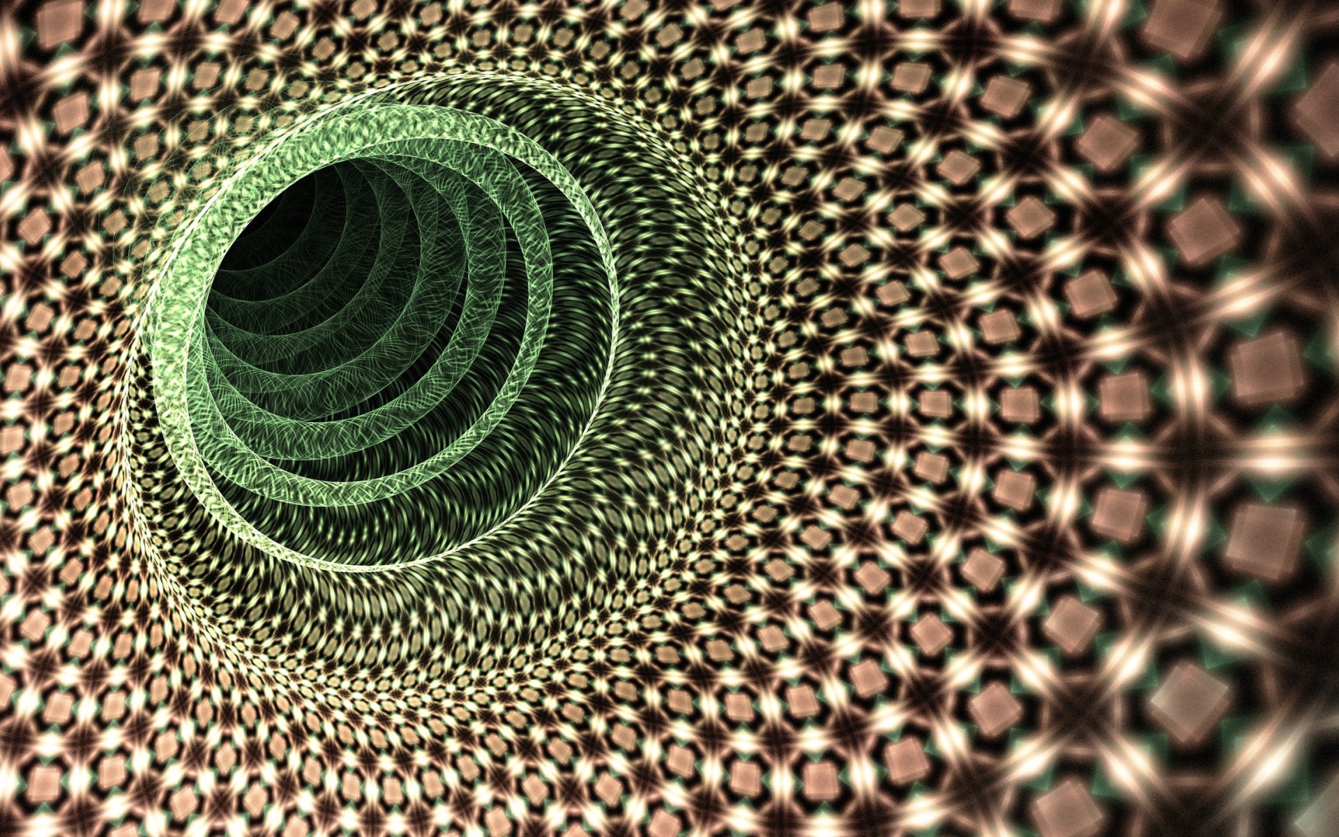 Тоннель из узоров