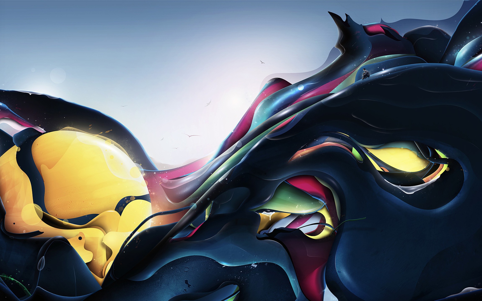 Абстрактные горы