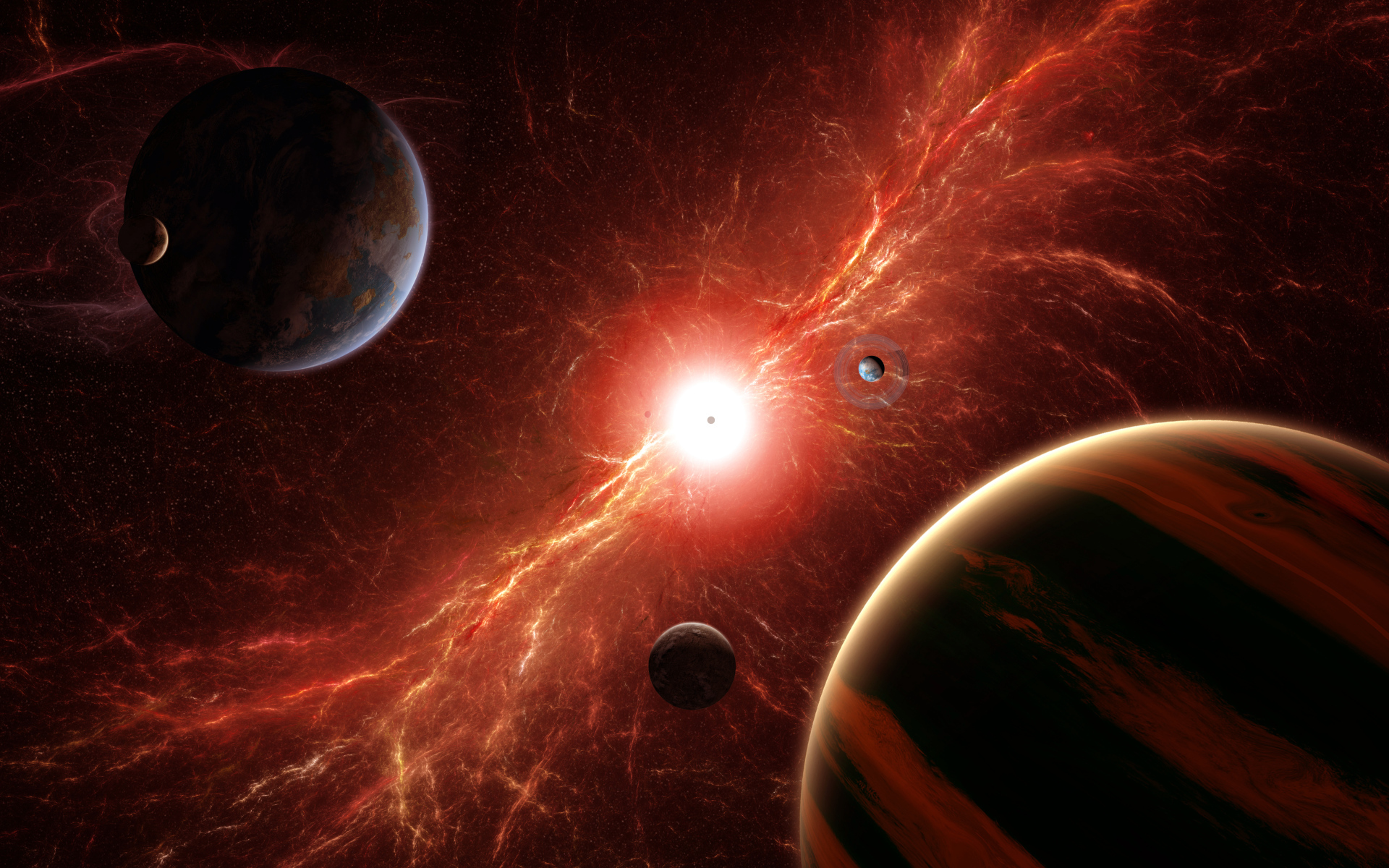 Вспышка в космосе