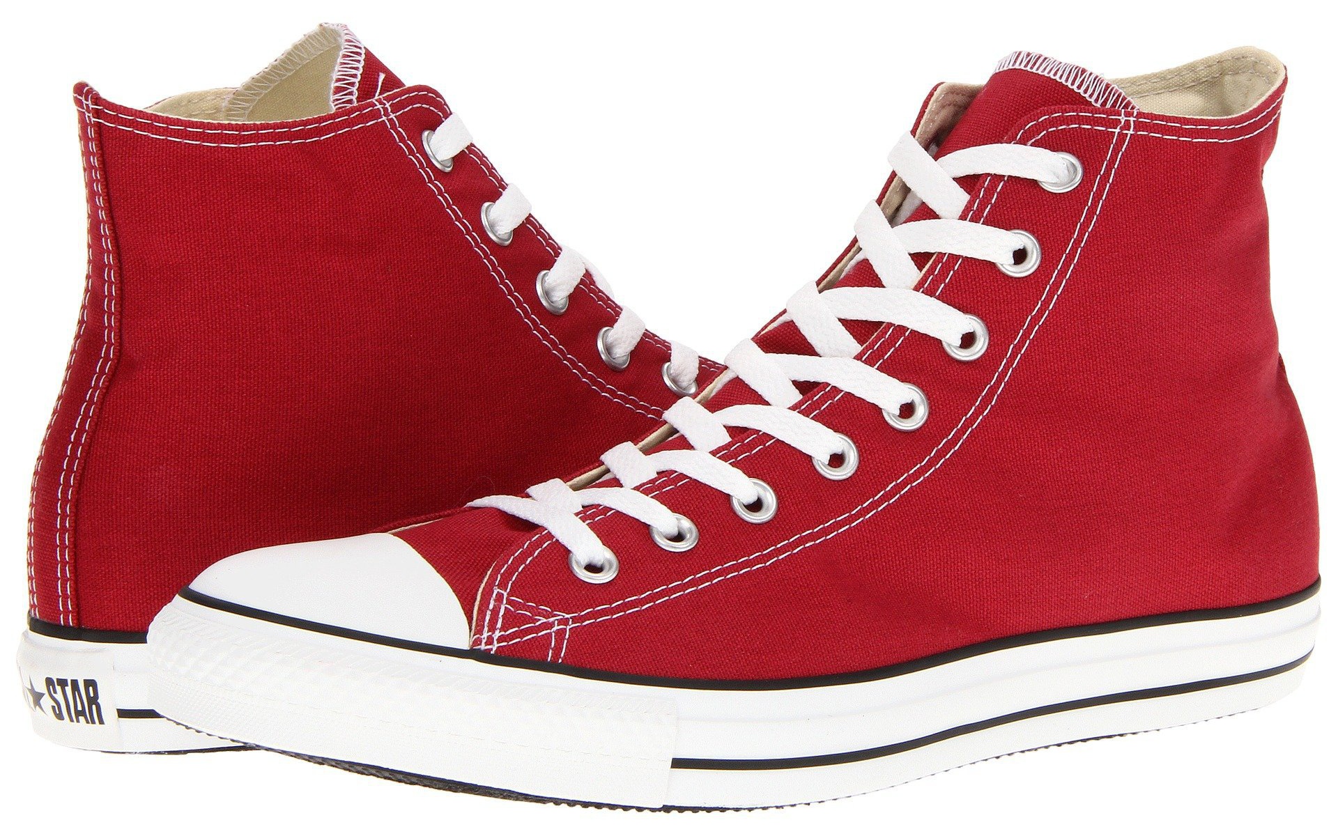 Стильные красные кеды