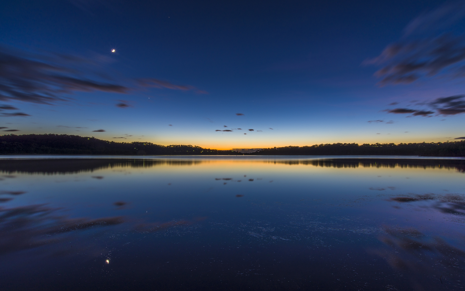 Озеро в Сиднее, Австралия
