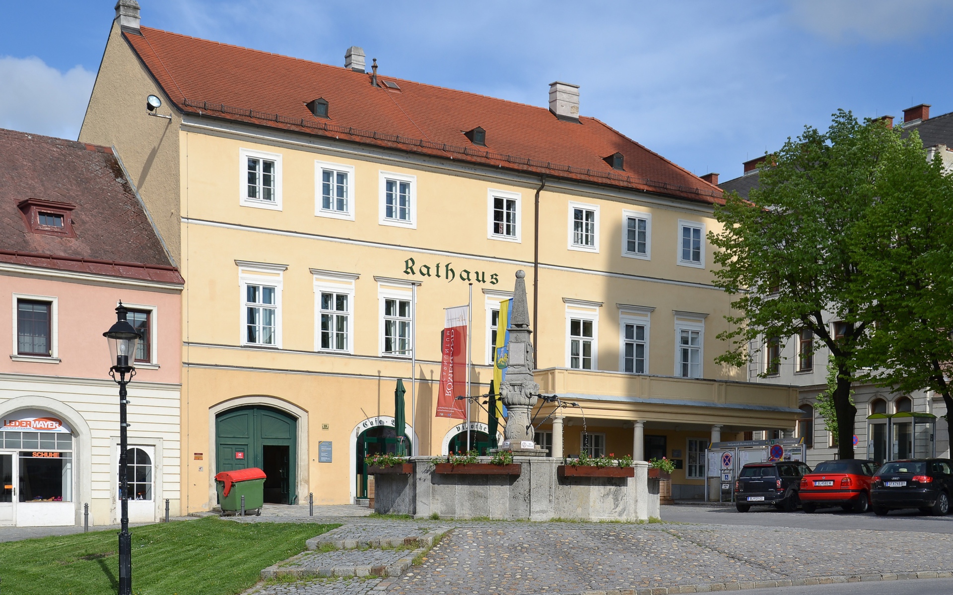 Кафе в городе Гайнберг, Австрия